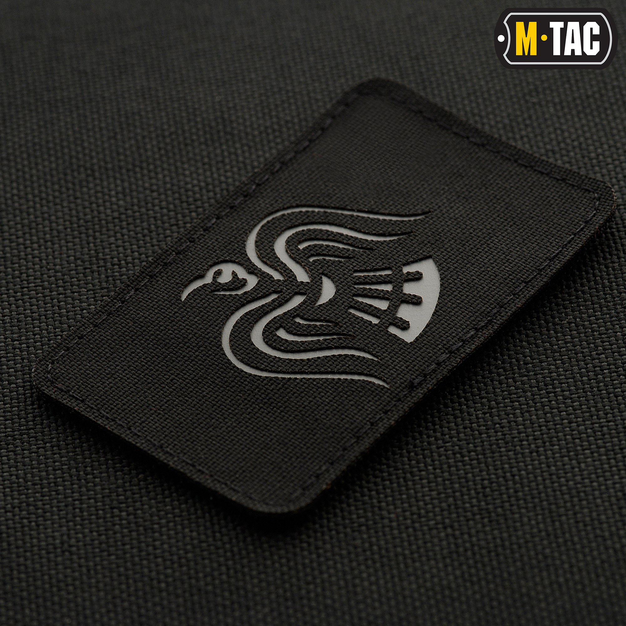 M-Tac нашивка Стяг Крука Laser Cut Black/Grey — 3