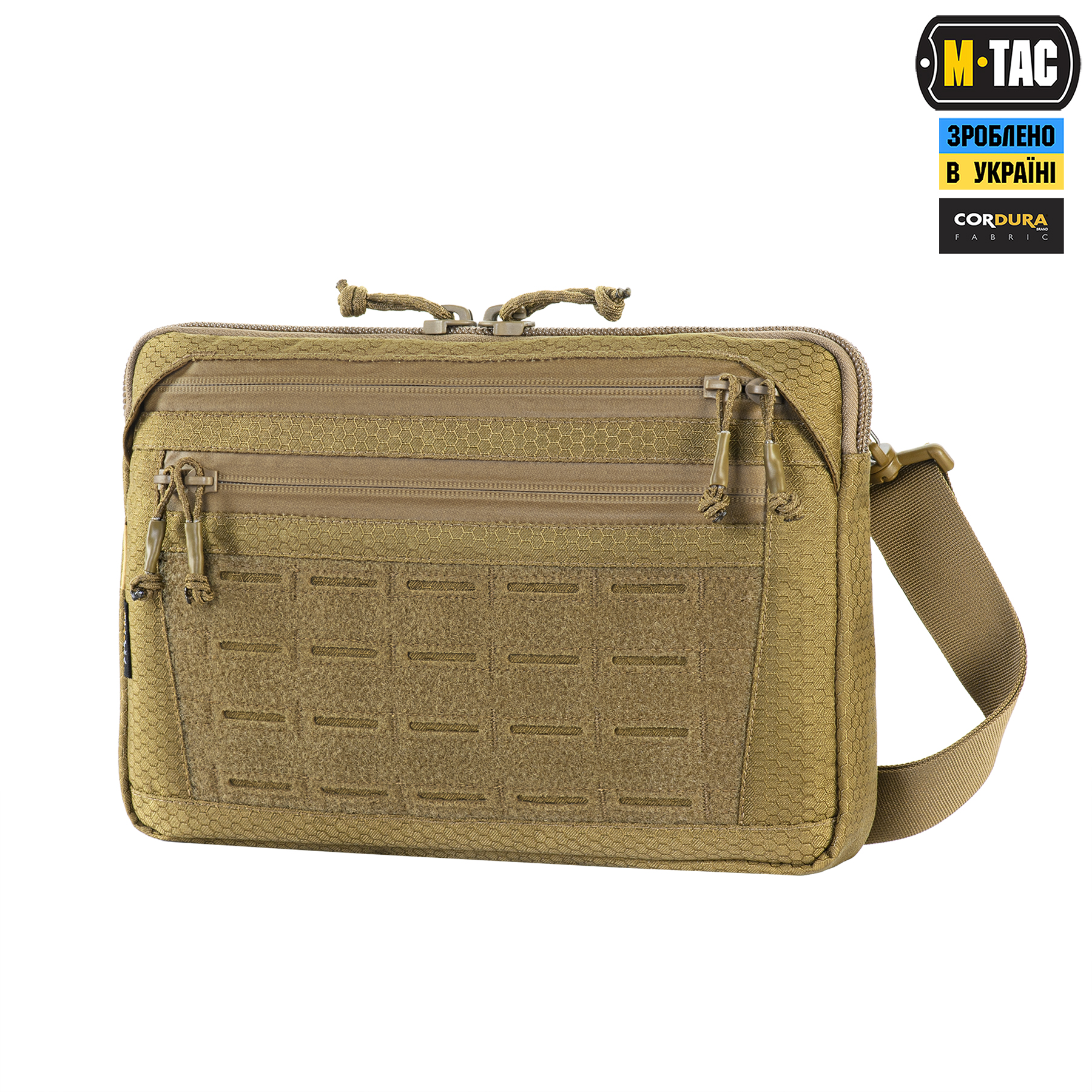 M-Tac сумка Admin Bag Medium Elite с липучкой Hex Coyote — 2