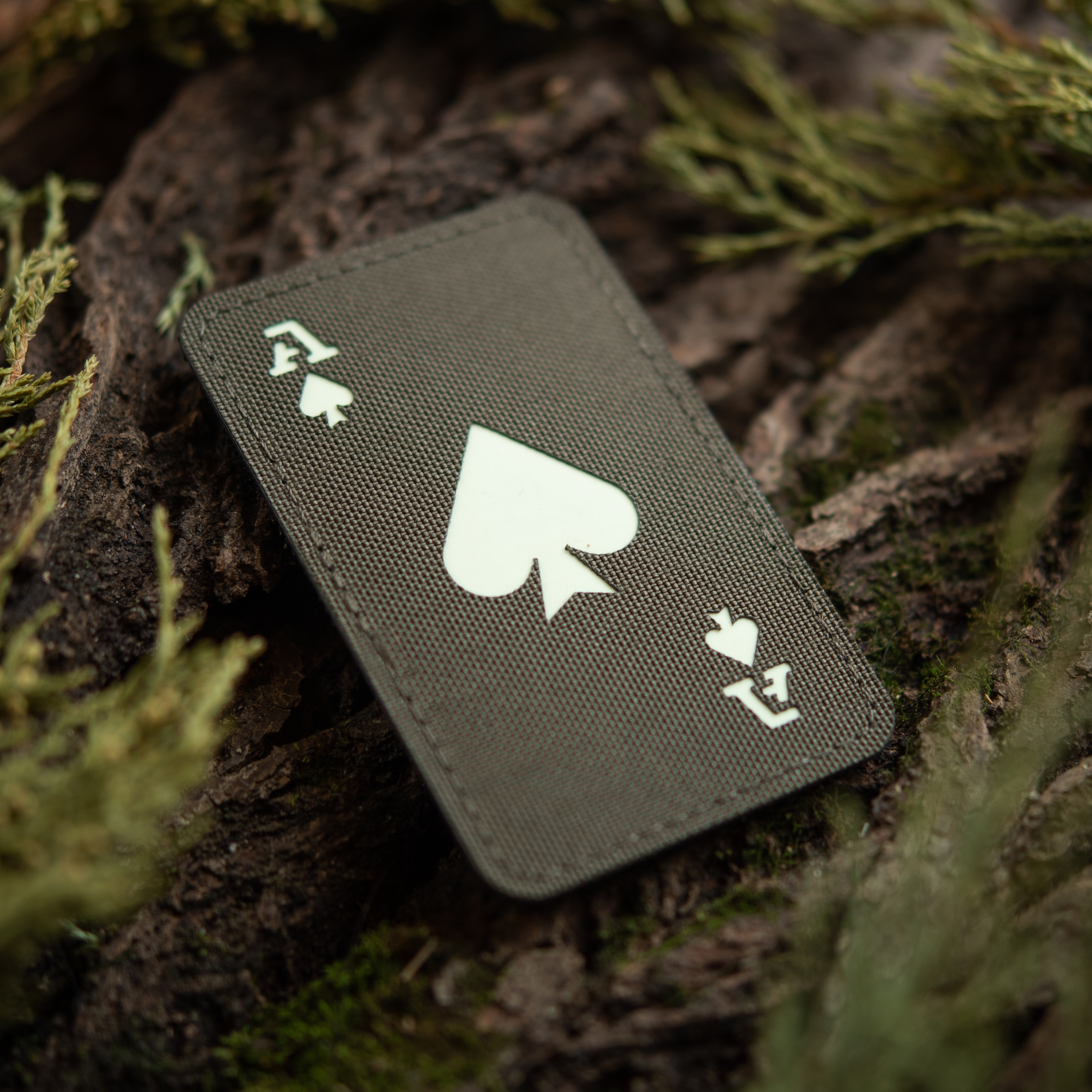 M-Tac нашивка Ace of Spades Laser Cut Ranger Green/GID — 5