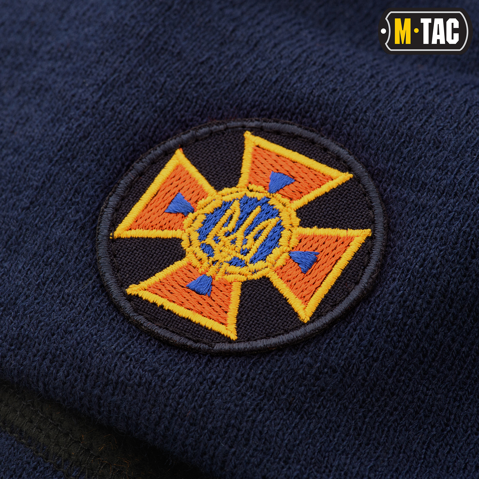 M-Tac шапка ДСНС тонкая вязка 100% акрил Dark Navy Blue — 7