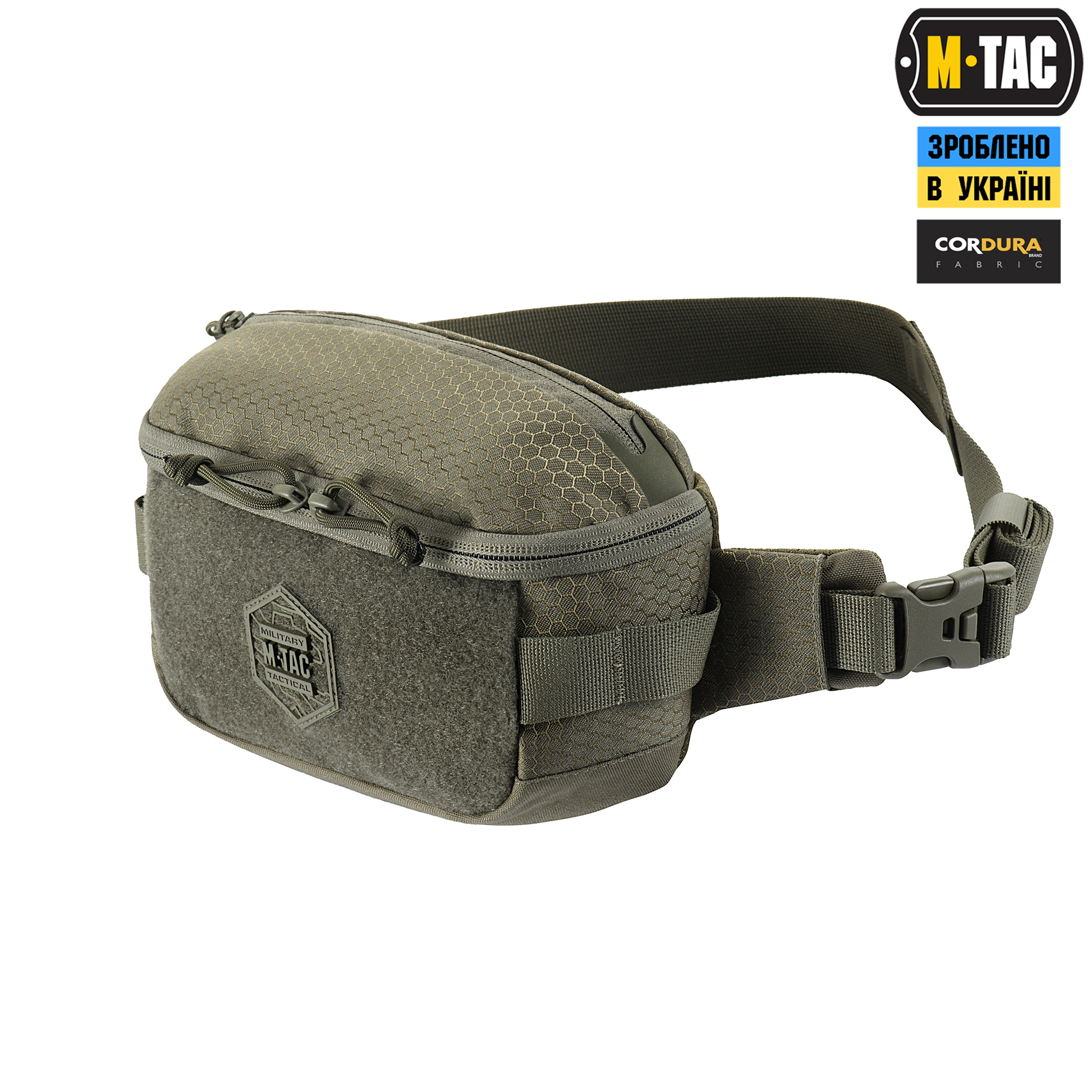 M-Tac сумка Tactical Waist Bag Gen.II Elite Hex (з липучкою) Ranger Green