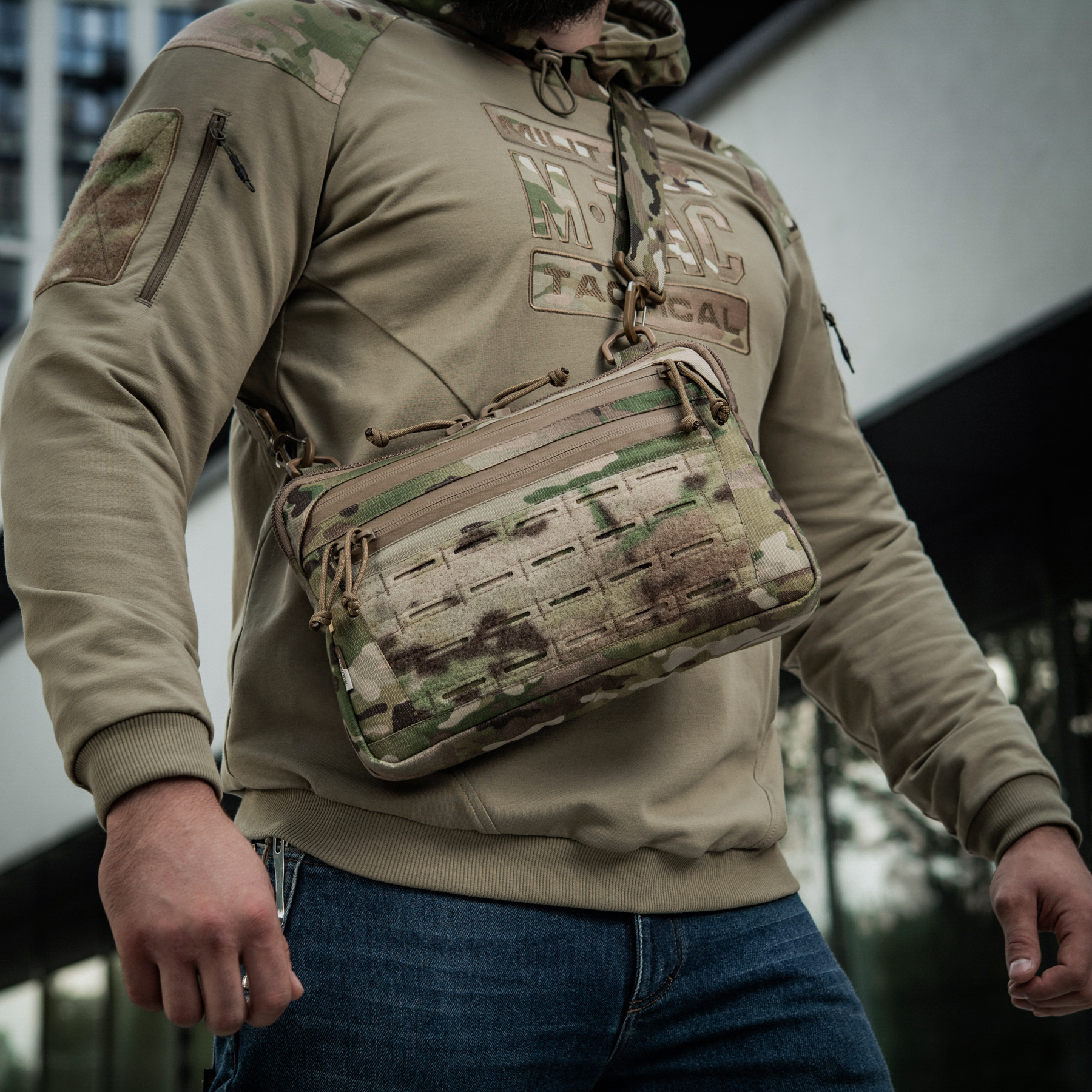 M-Tac сумка Admin Bag Medium Elite с липучкой Multicam — 38