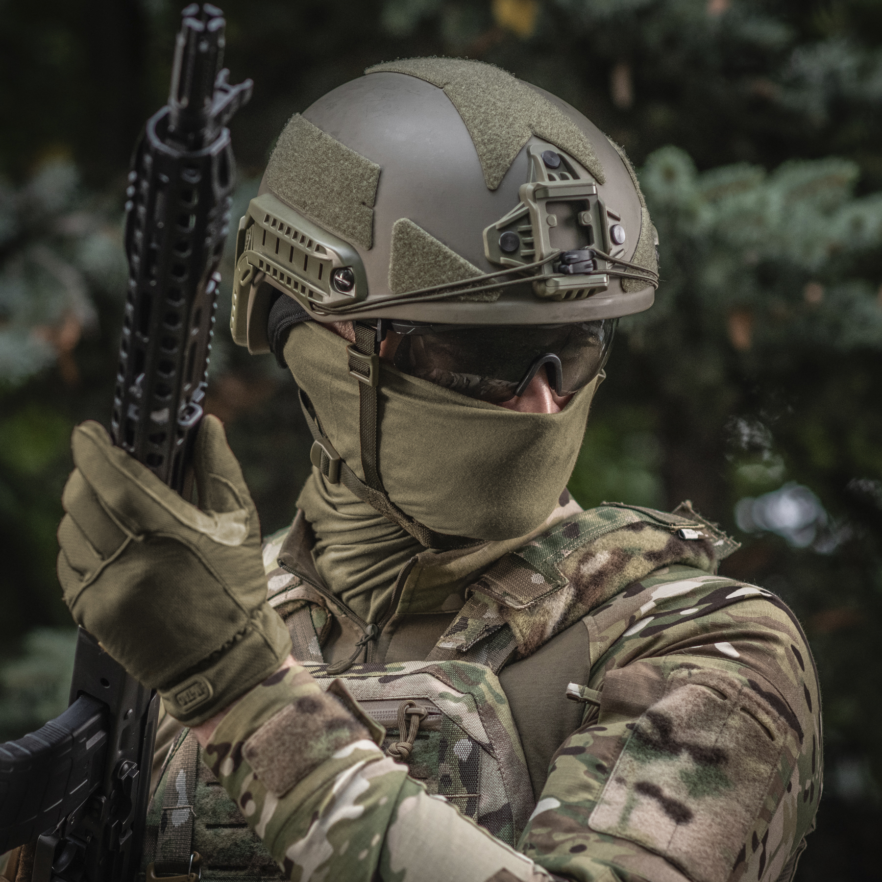 M-Tac шарф-труба Х/Б Dark Olive — 11