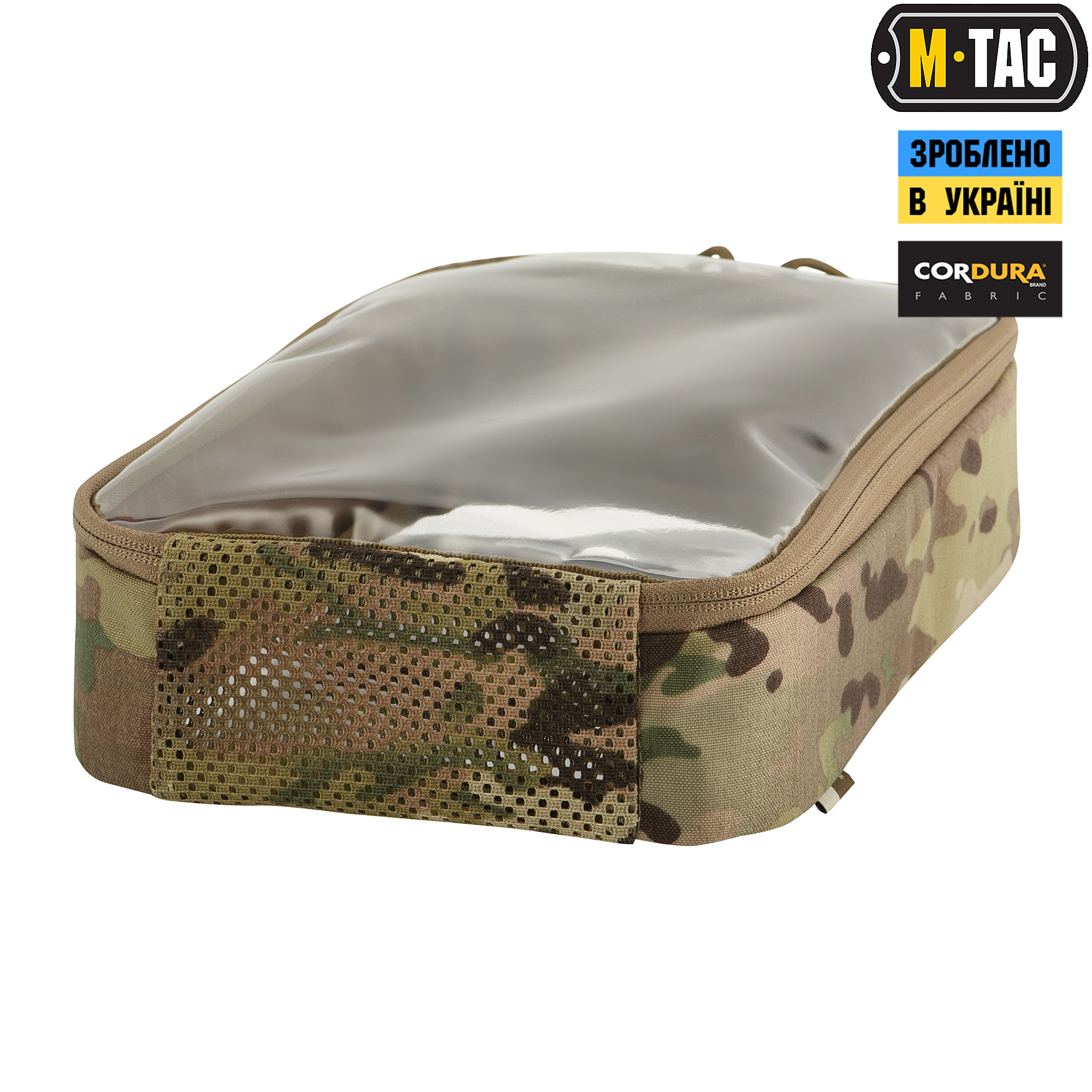 M-Tac органайзер утилитарный прозрачный Elite Large (30х19 см) Multicam — 5