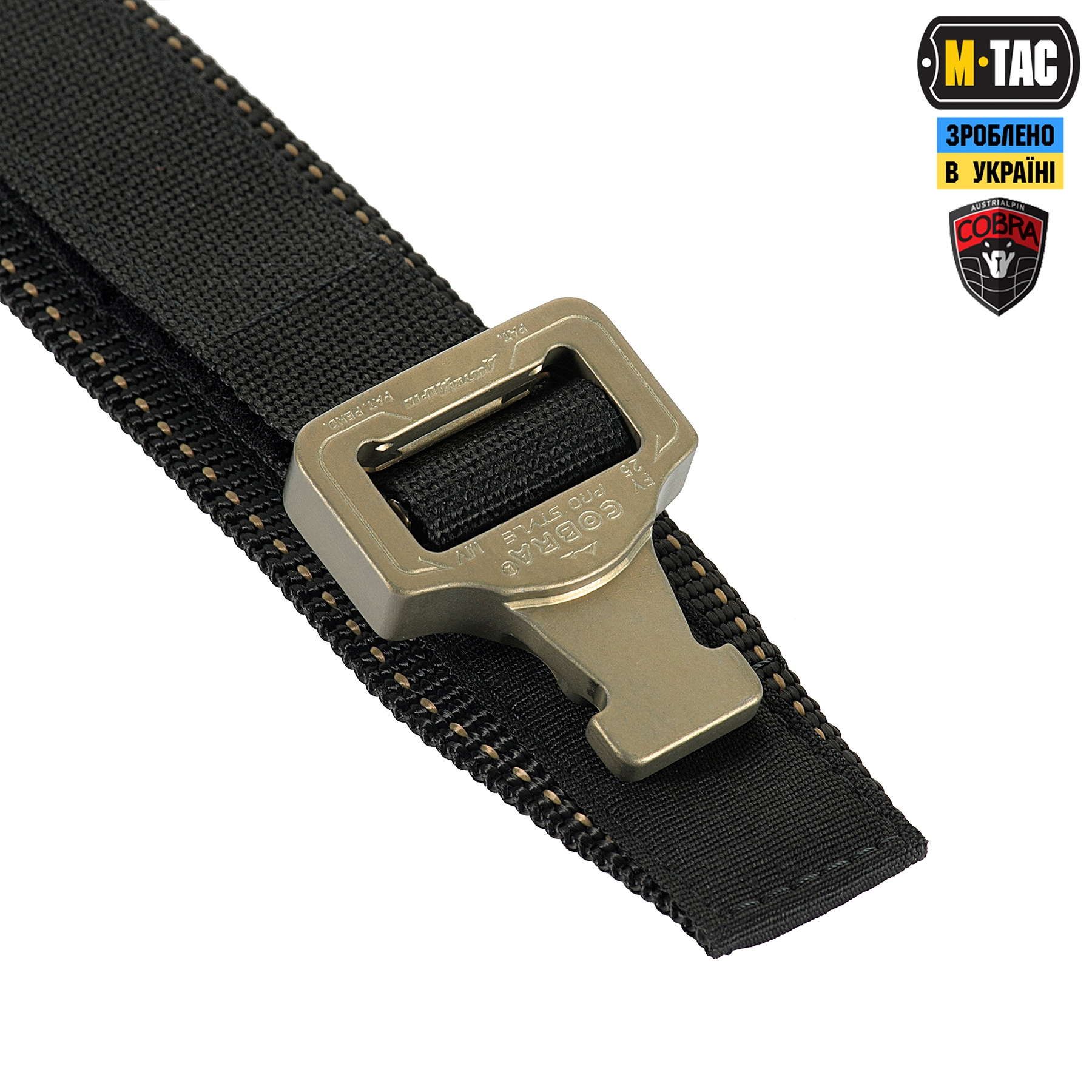 M-Tac ремень Cobra Buckle Belt Black — 10
