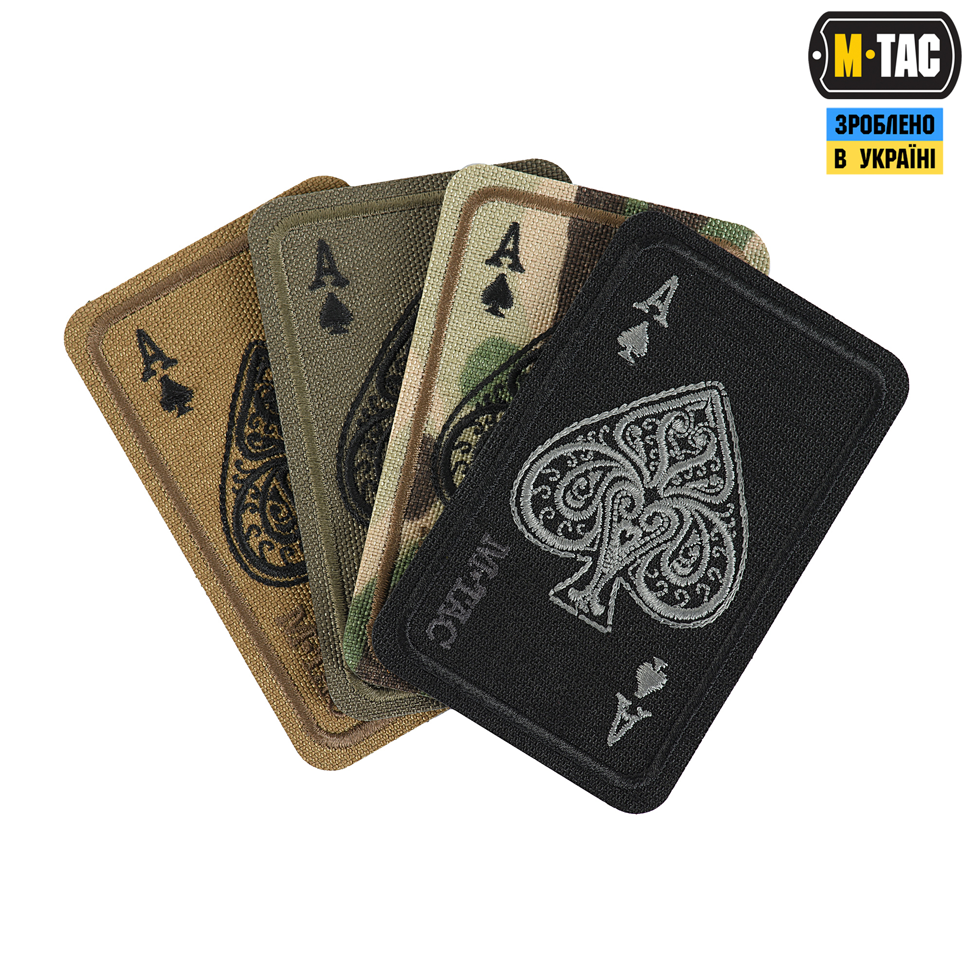 M-Tac нашивка Ace of Spades (вышивка) Black — 3