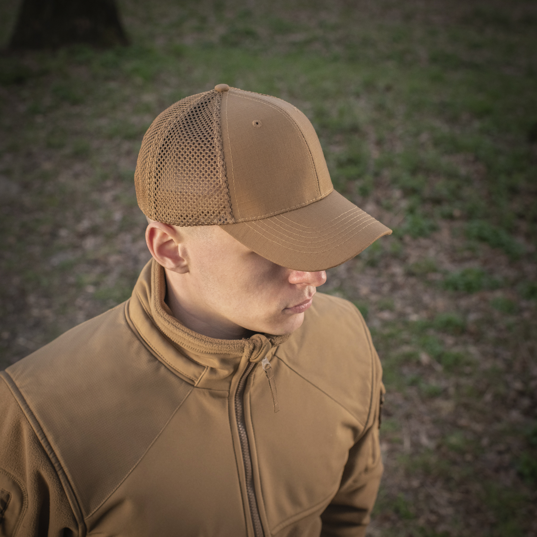 M-Tac бейсболка с сеткой Flex рип-стоп Coyote Brown — 10