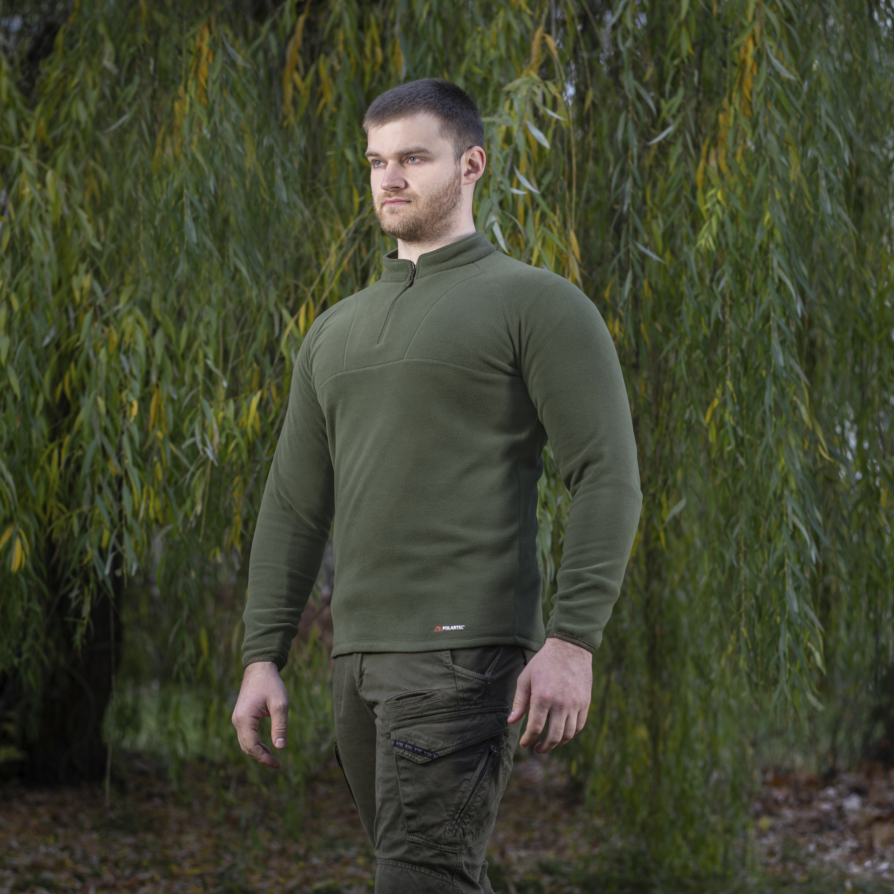 M-Tac кофта Delta Polartec реглан Army Olive — 8