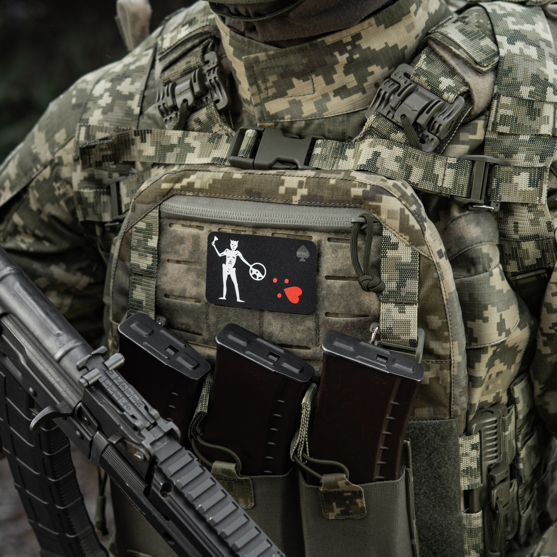M-Tac нашивка прапор Чорна Борода Driver Black — 3