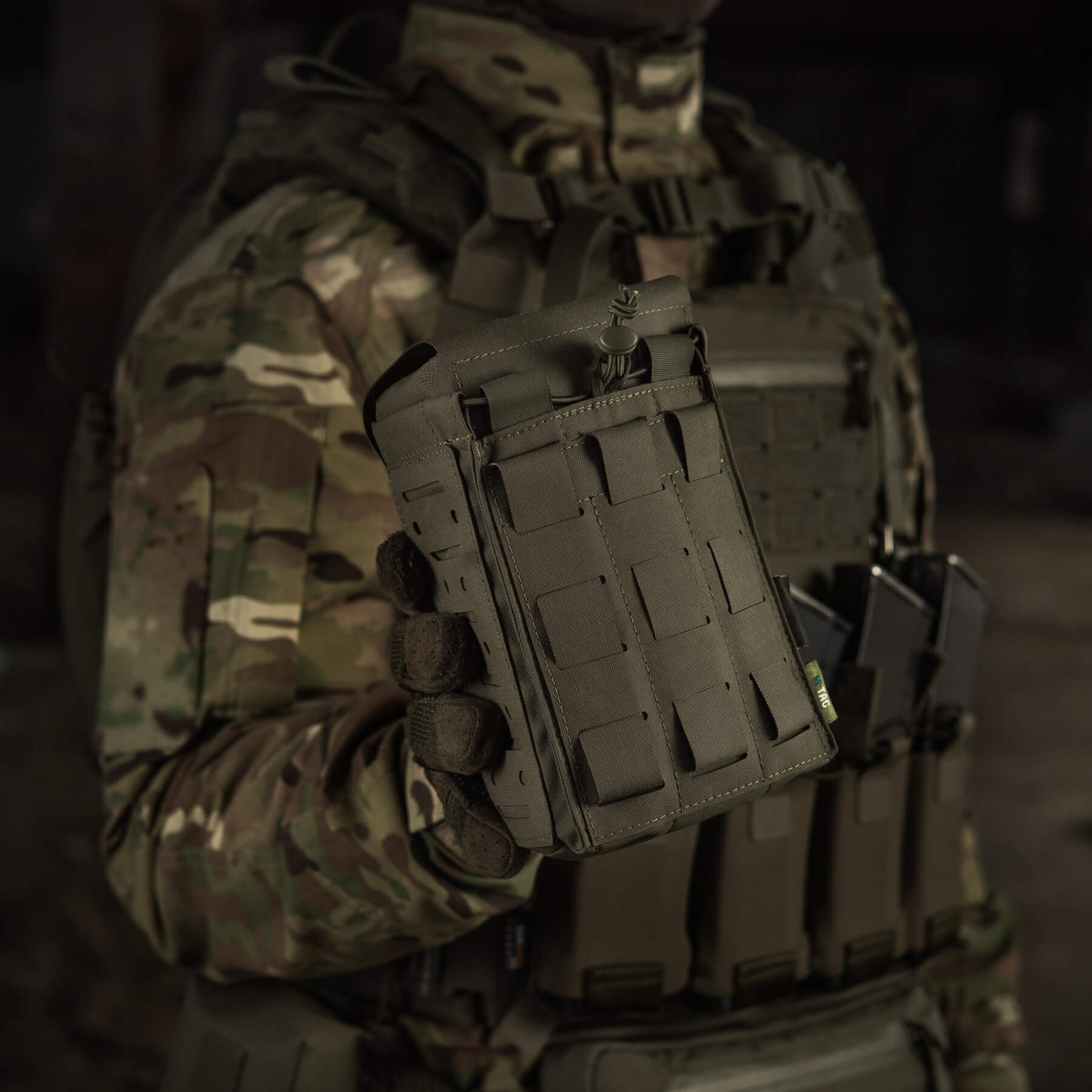 M-Tac подсумок медицинский вертикальный Large Gen.II Elite Ranger Green — 10