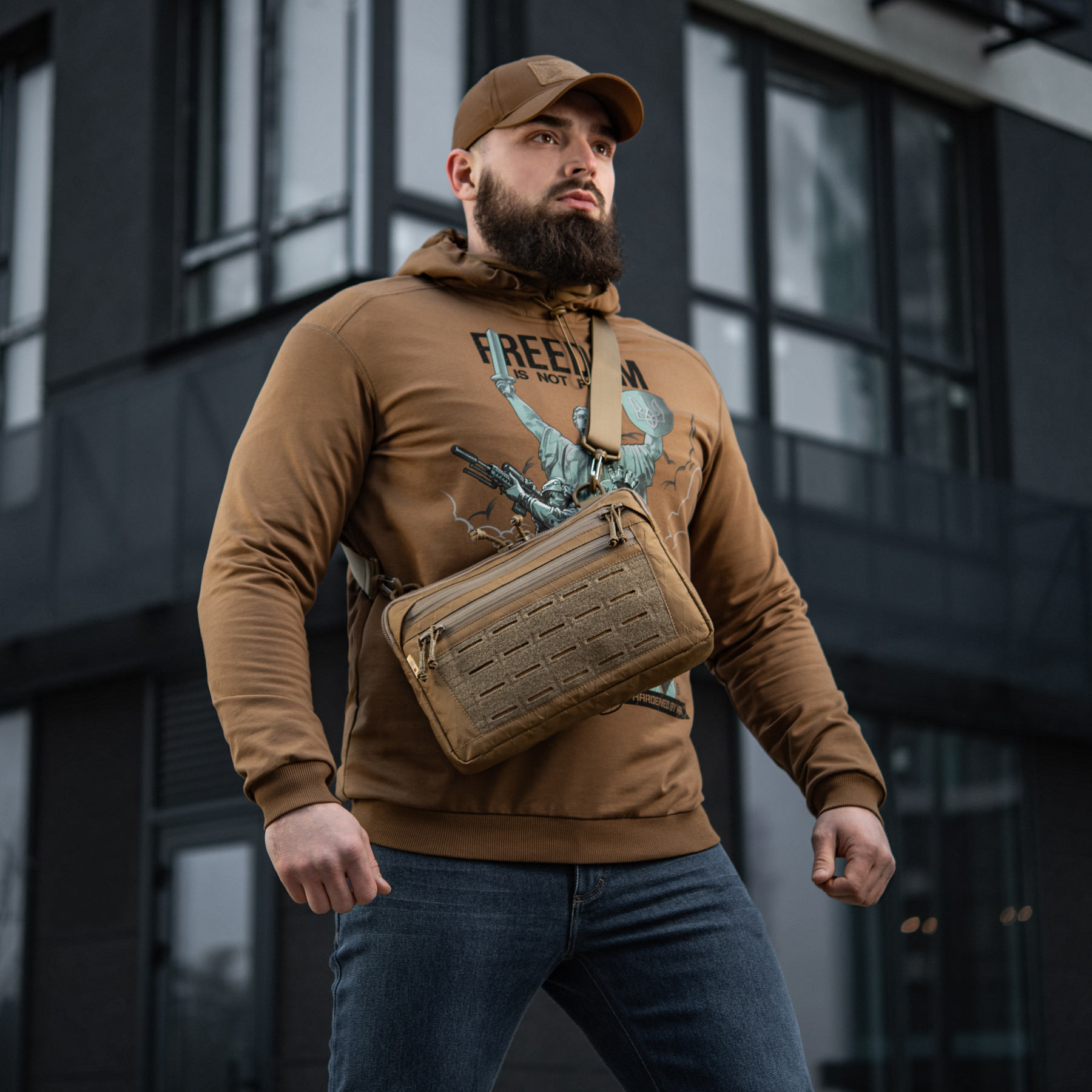 M-Tac сумка Admin Bag Medium X-Pac Elite з липучкою Coyote — 13