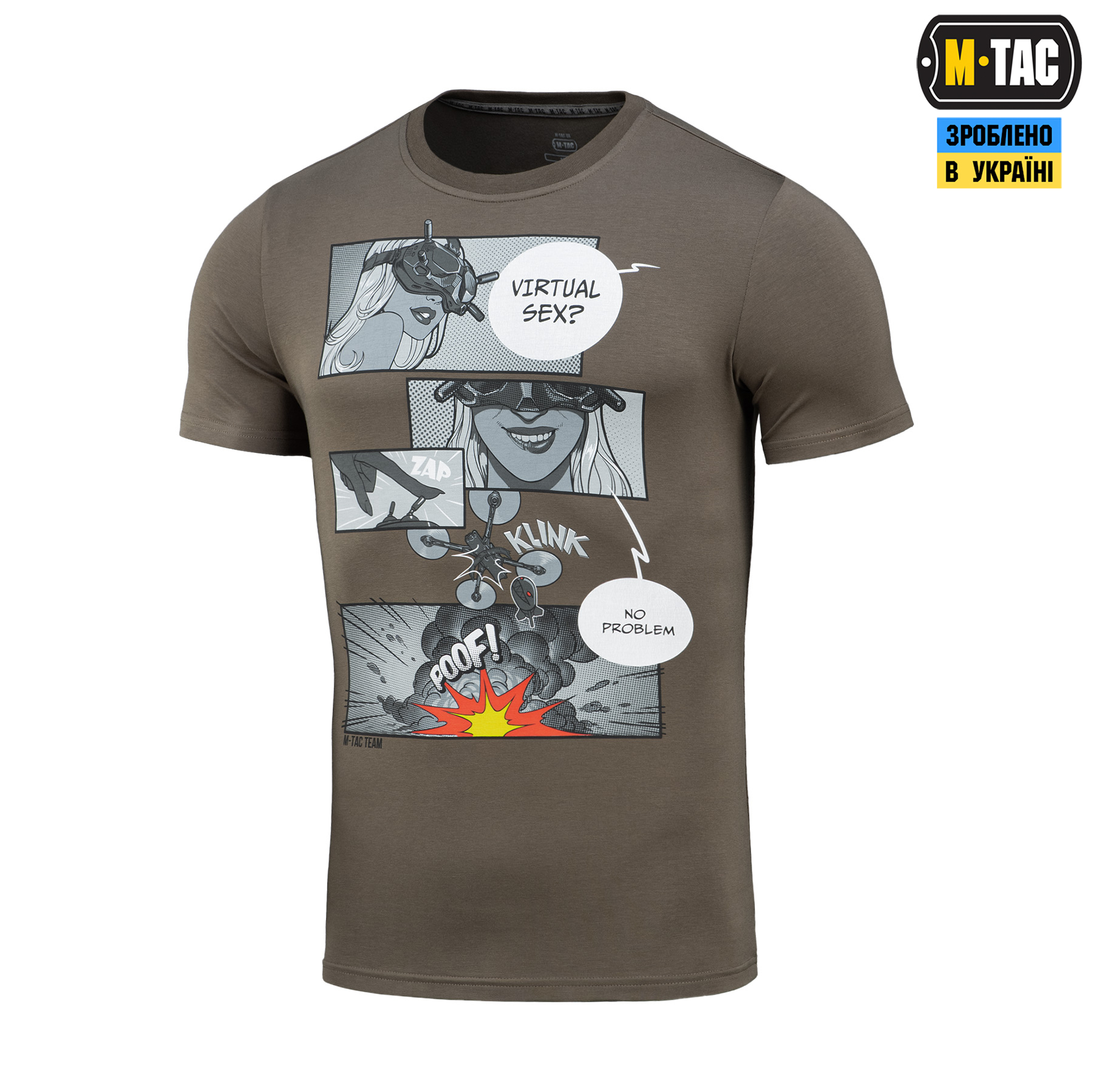 M-Tac футболка Comics Drone Girl Dark Olive — 2