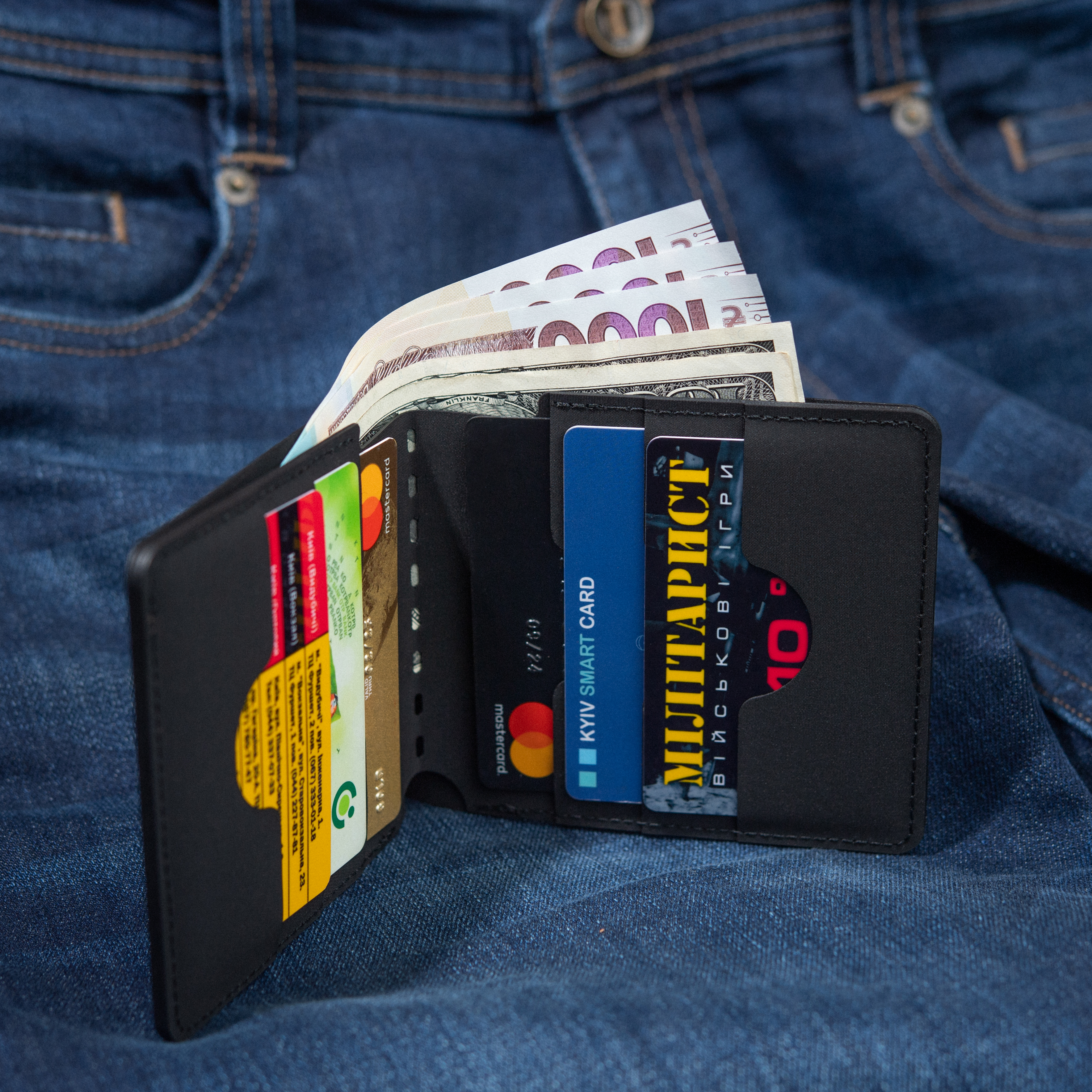 M-Tac кошелек Slim Elite Black — 13