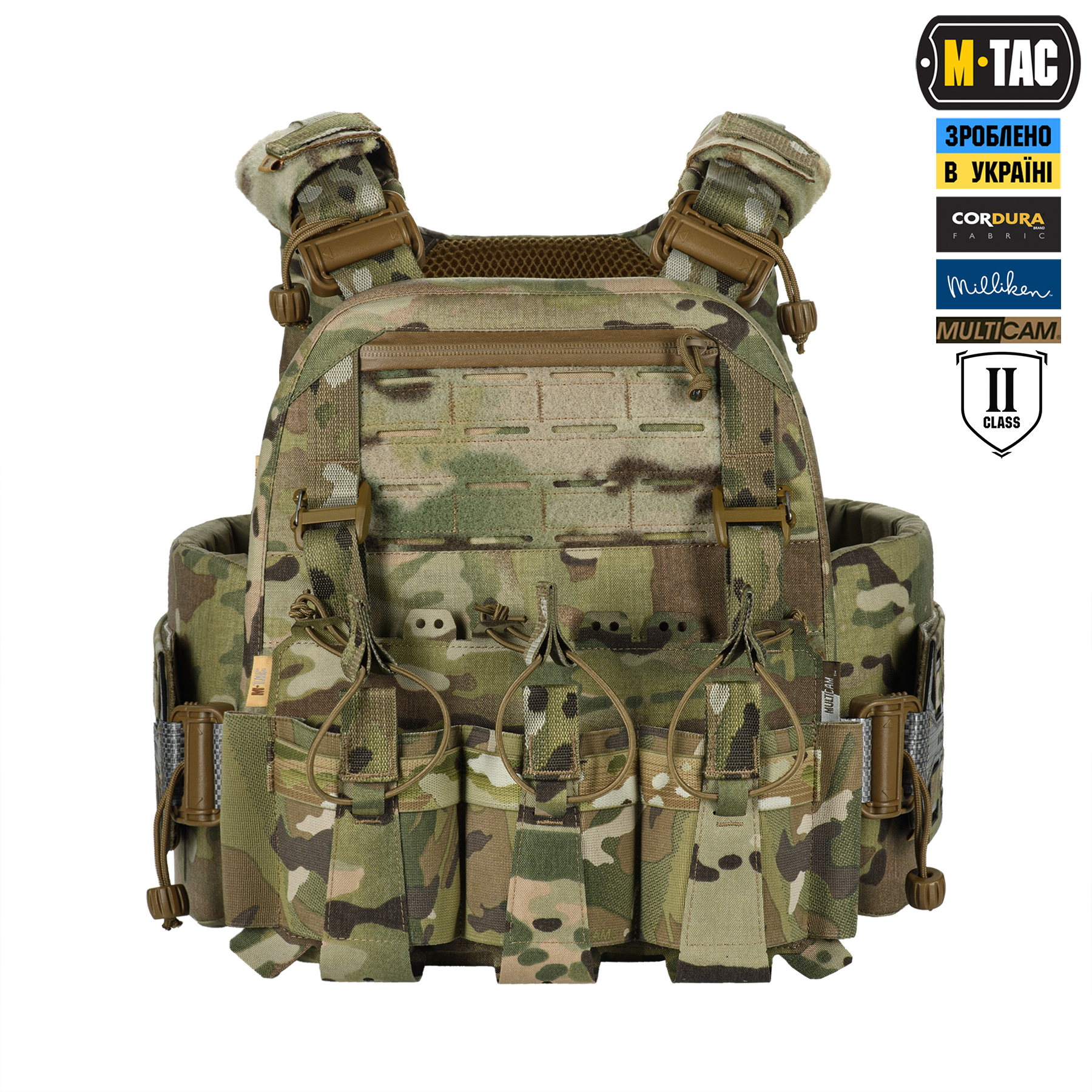 M-Tac плитоноска Cuirass Tiger FAST Elite 2 клас захисту (розмір плити М) Multicam — 3