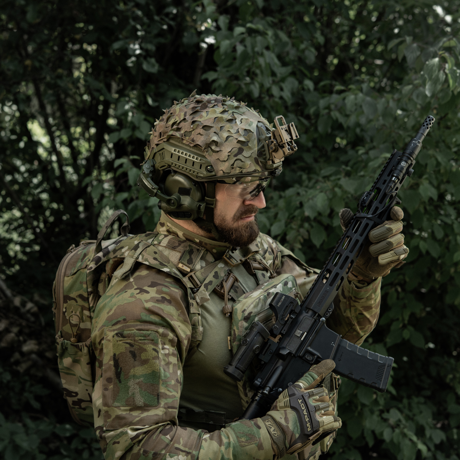 M-Tac кавер на шлем Вільха FAST Multicam — 10