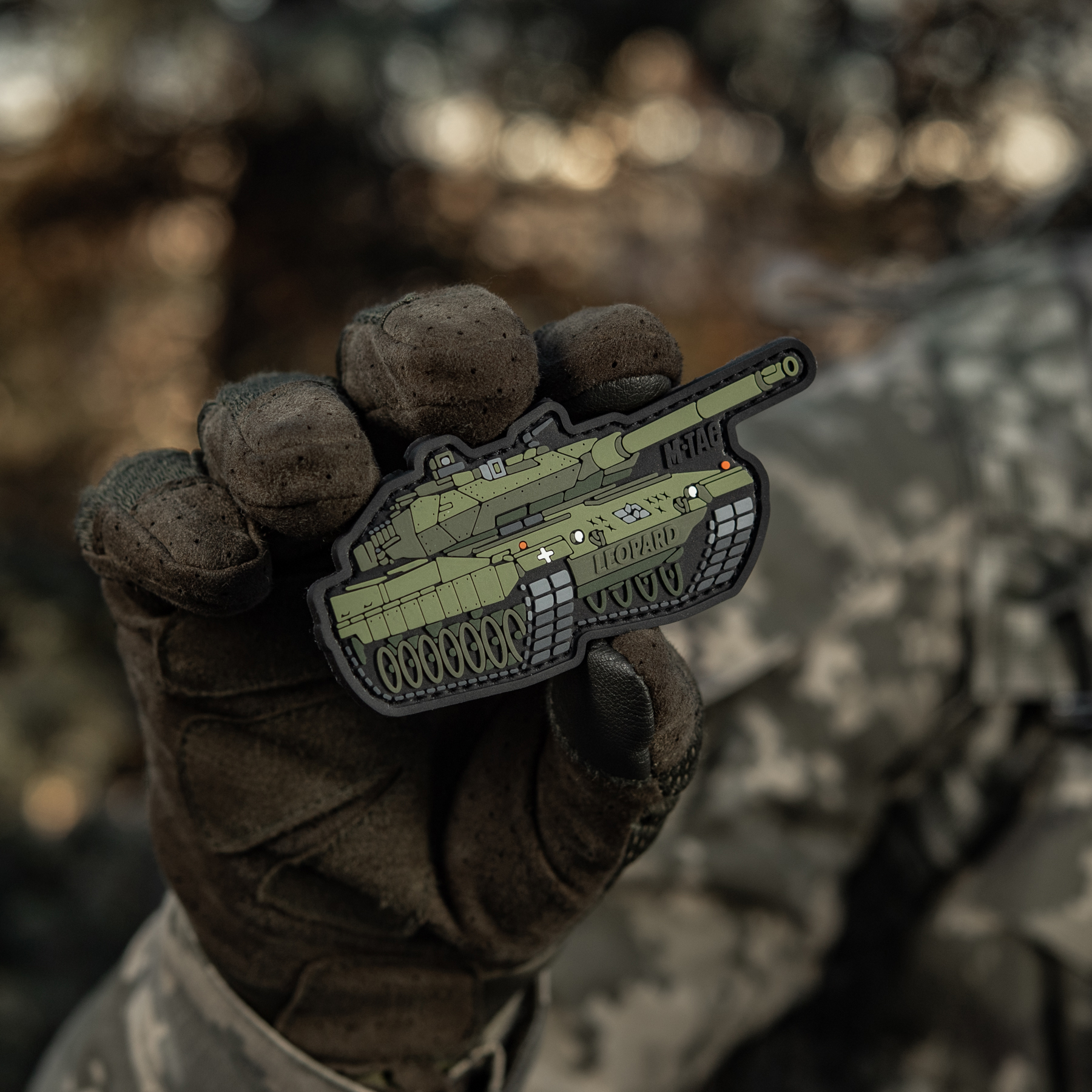 M-Tac нашивка LEOPARD 2 (PVC) Olive — 9