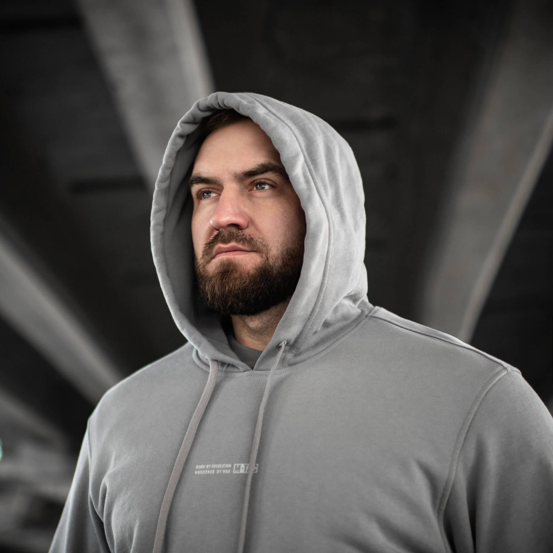 M-Tac кофта Hoodie Born by Revolution Oversize Hard Light Grey — 14