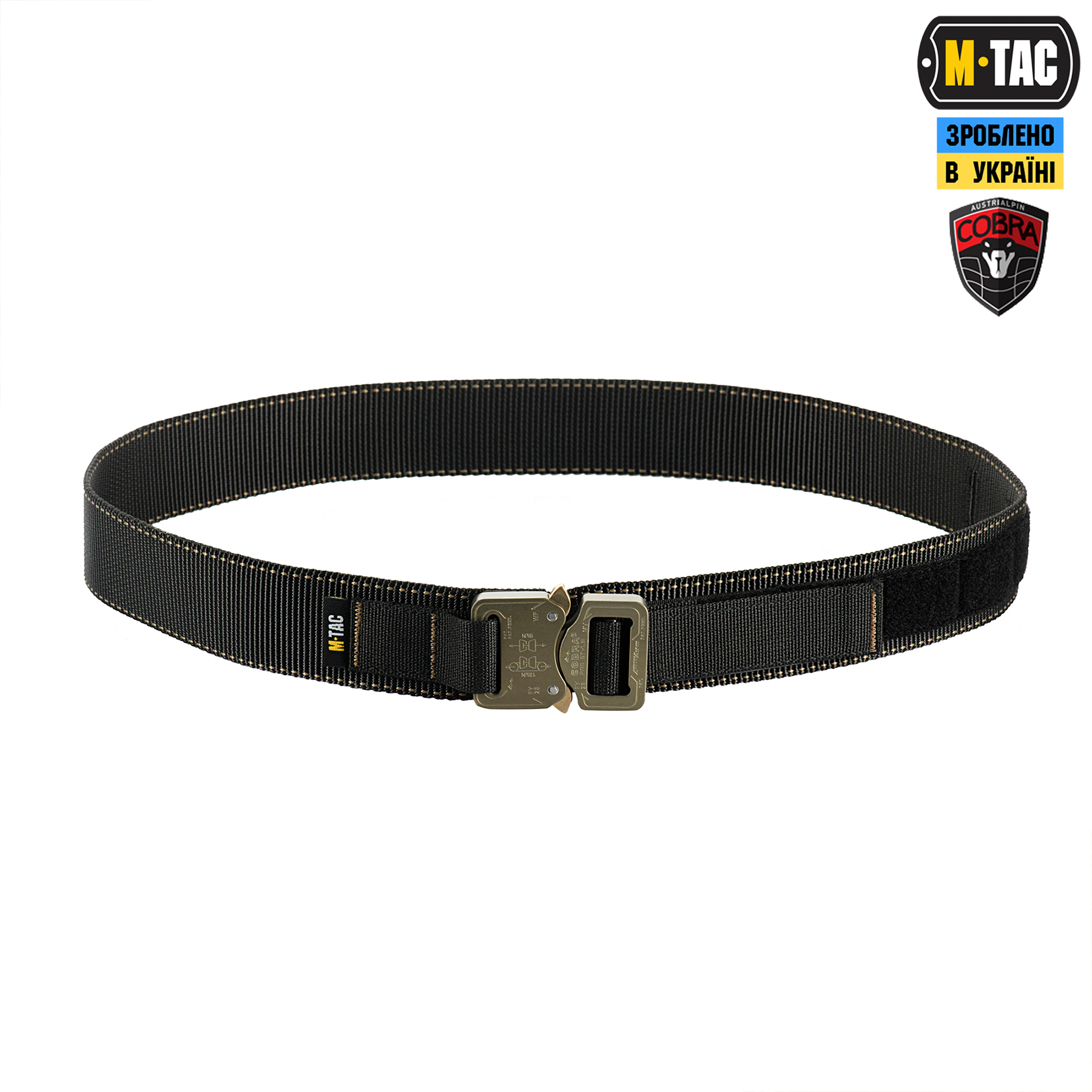 M-Tac ремень Cobra Buckle Belt Black — 2