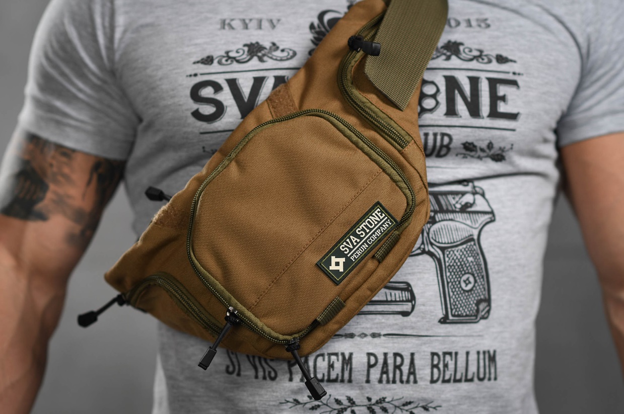 SvaStone сумка-пояс для пістолета з лого койот