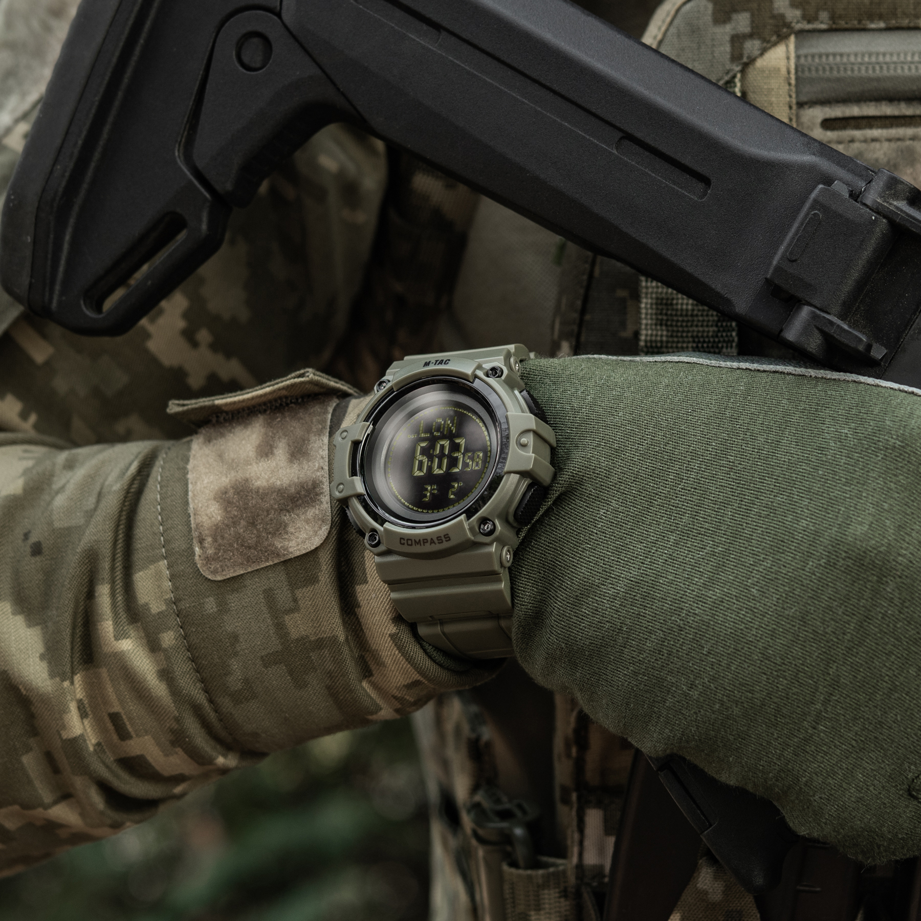 M-Tac часы тактические с компасом 2233 Army Green — 8
