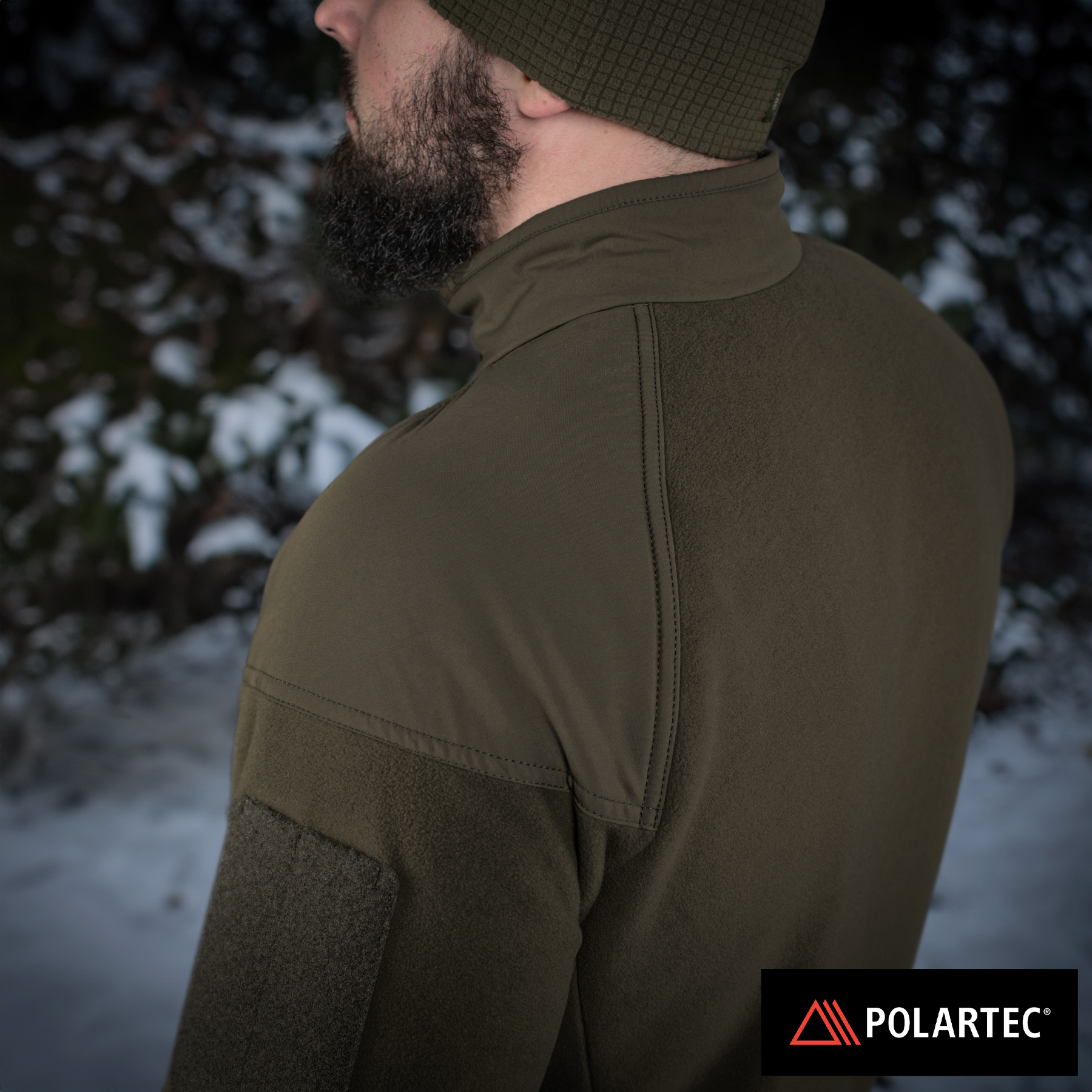 M-Tac куртка Combat Fleece Polartec Jacket Dark Olive — 13