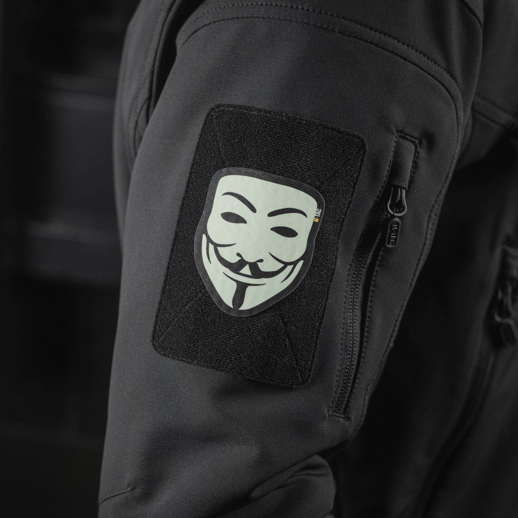 M-Tac нашивка Anonymous Black/GID — 6