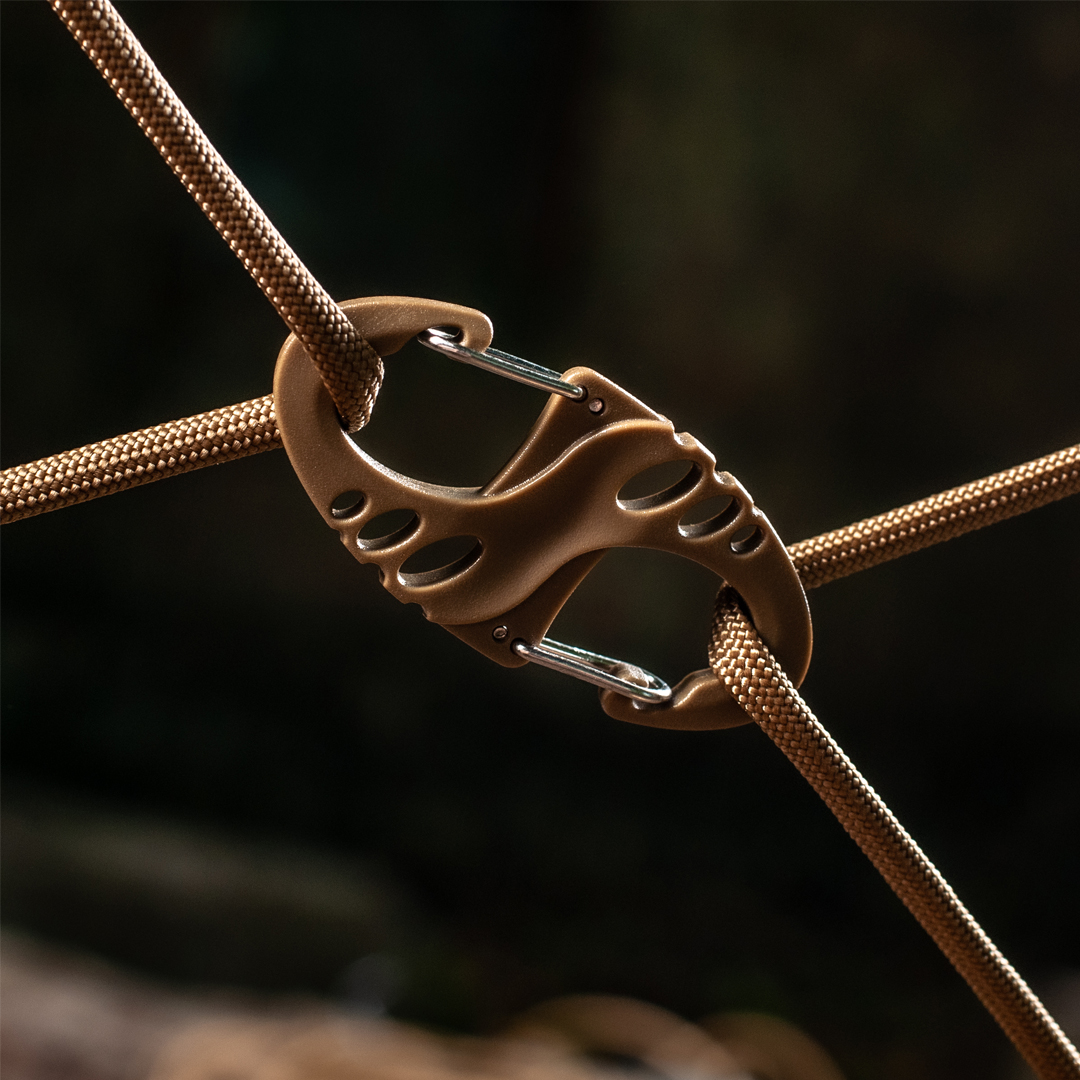 M-Tac карабин S-Hook пластиковый Coyote — 5