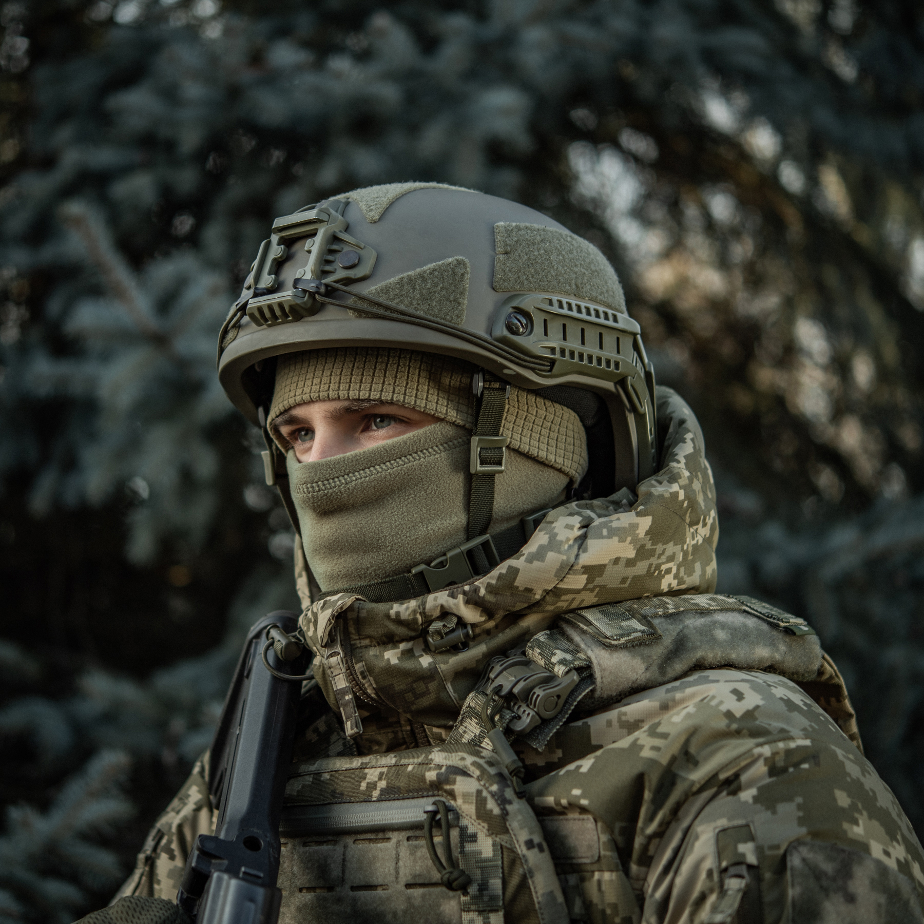 M-Tac шапка-подшлемник флис рип-стоп Tan — 15