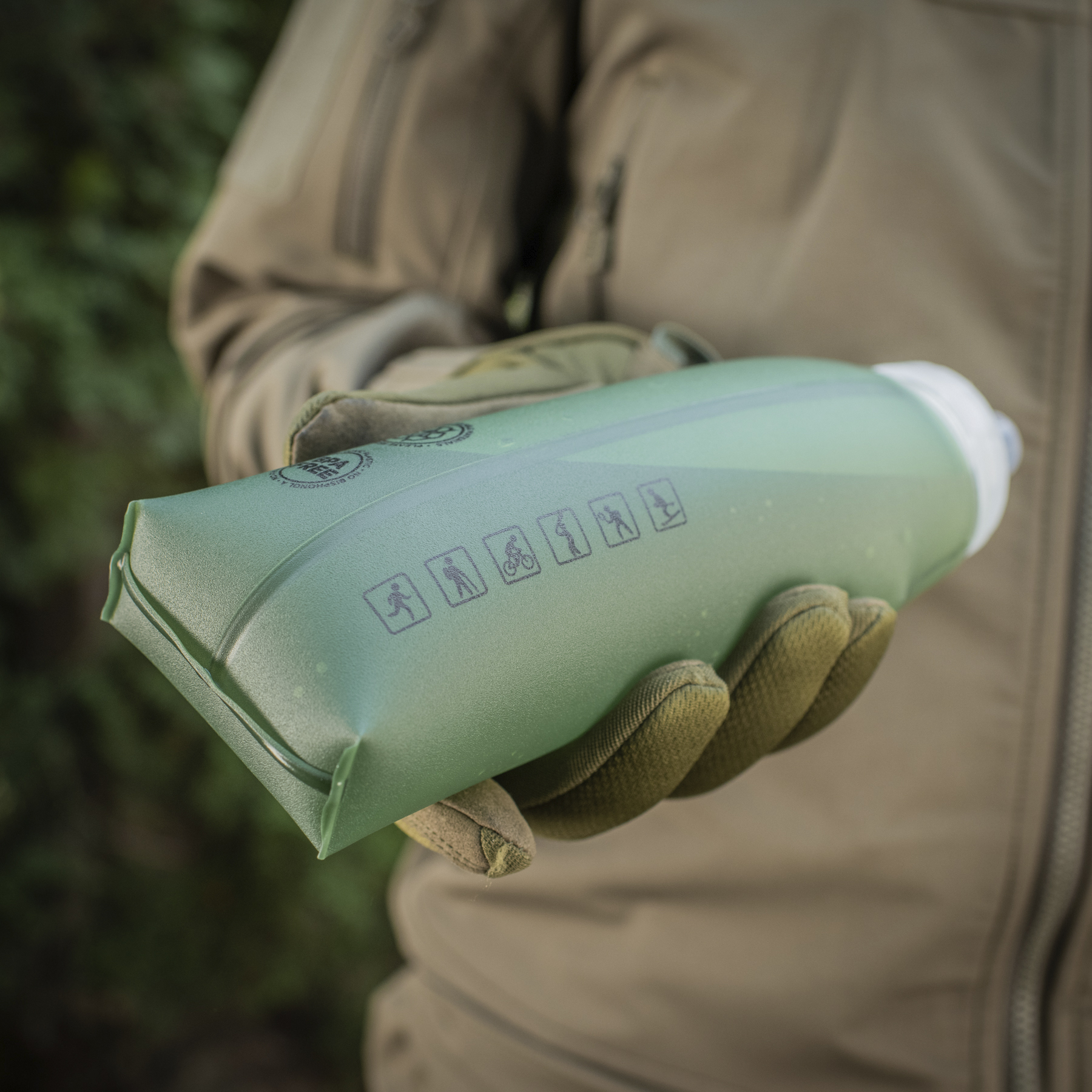 M-Tac бутылка для воды мягкая 600 мл. олива — 11
