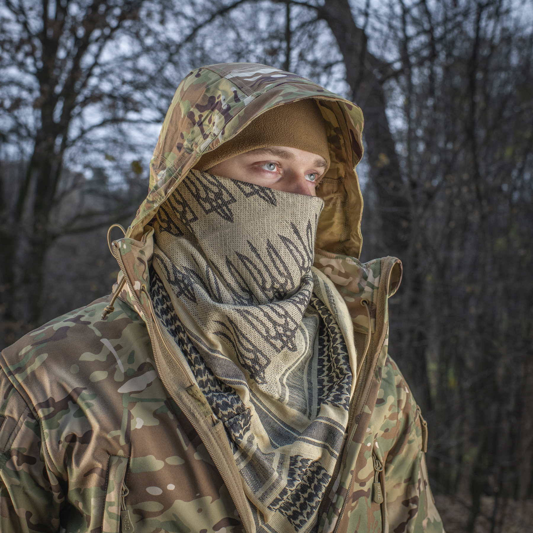 M-Tac шарф шемаг с Тризубом Coyote/Black — 6