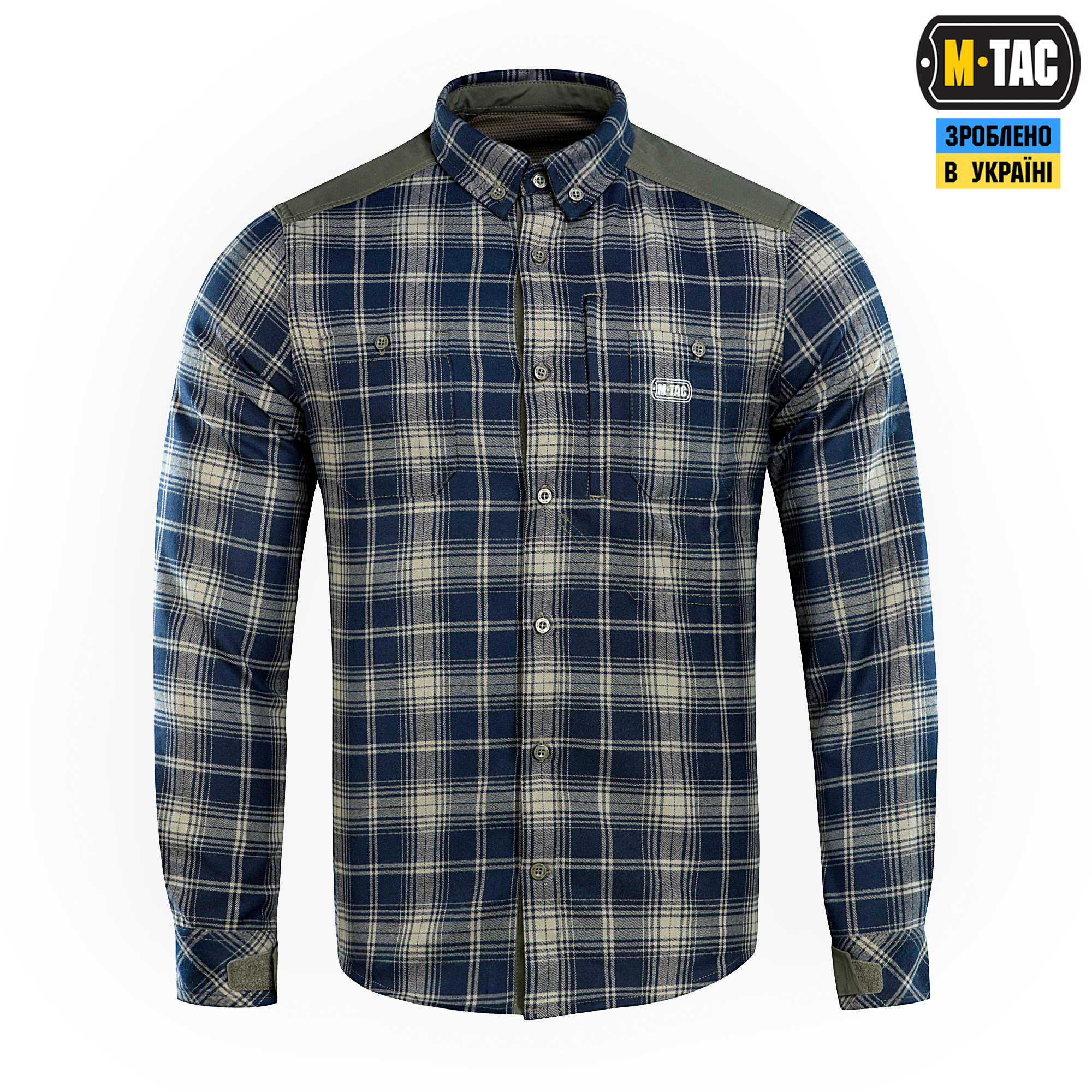 M-Tac рубашка Redneck Shirt Olive/Navy Blue — 3