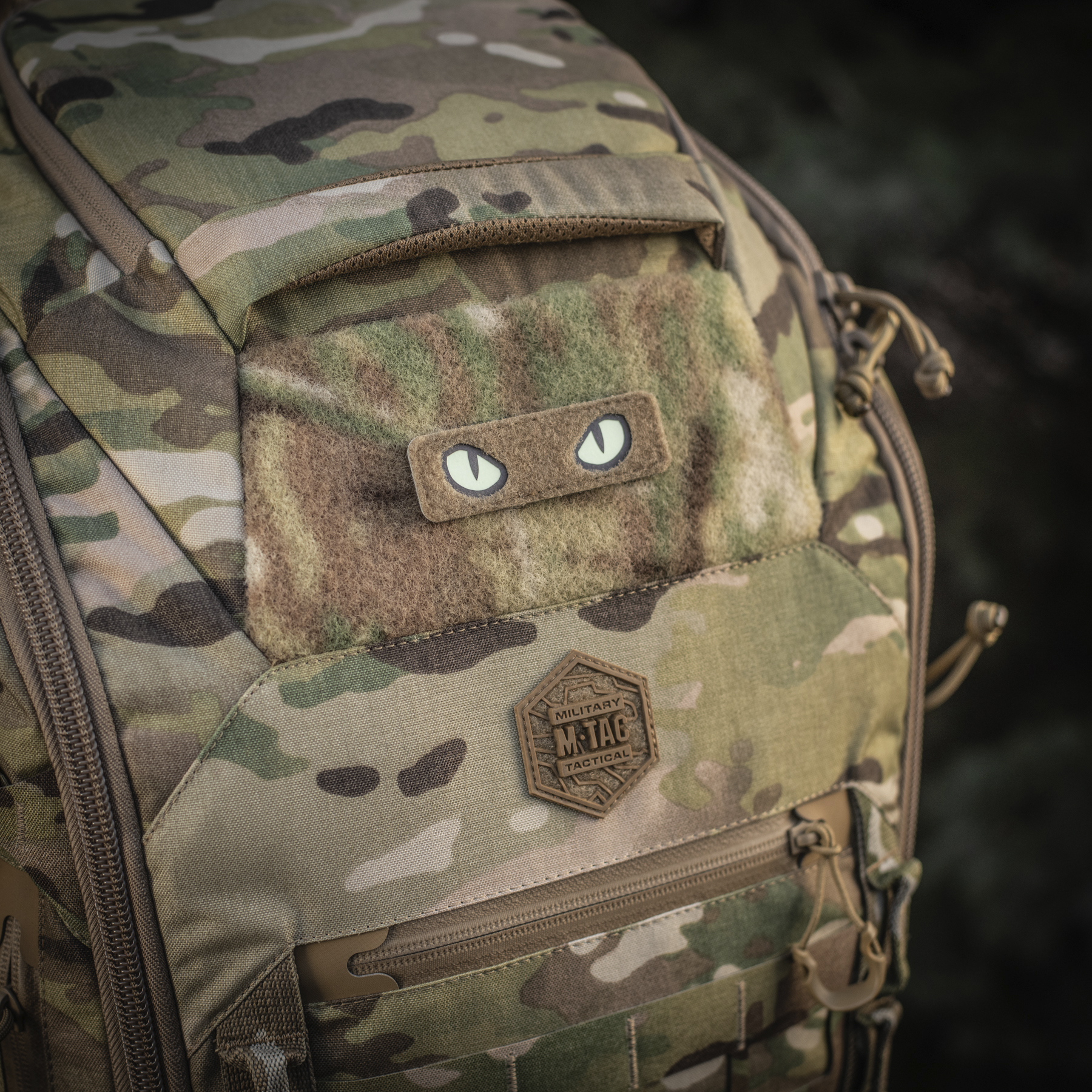 M-Tac нашивка Cat Eyes (Type 2) Laser Cut Coyote/GID — 11