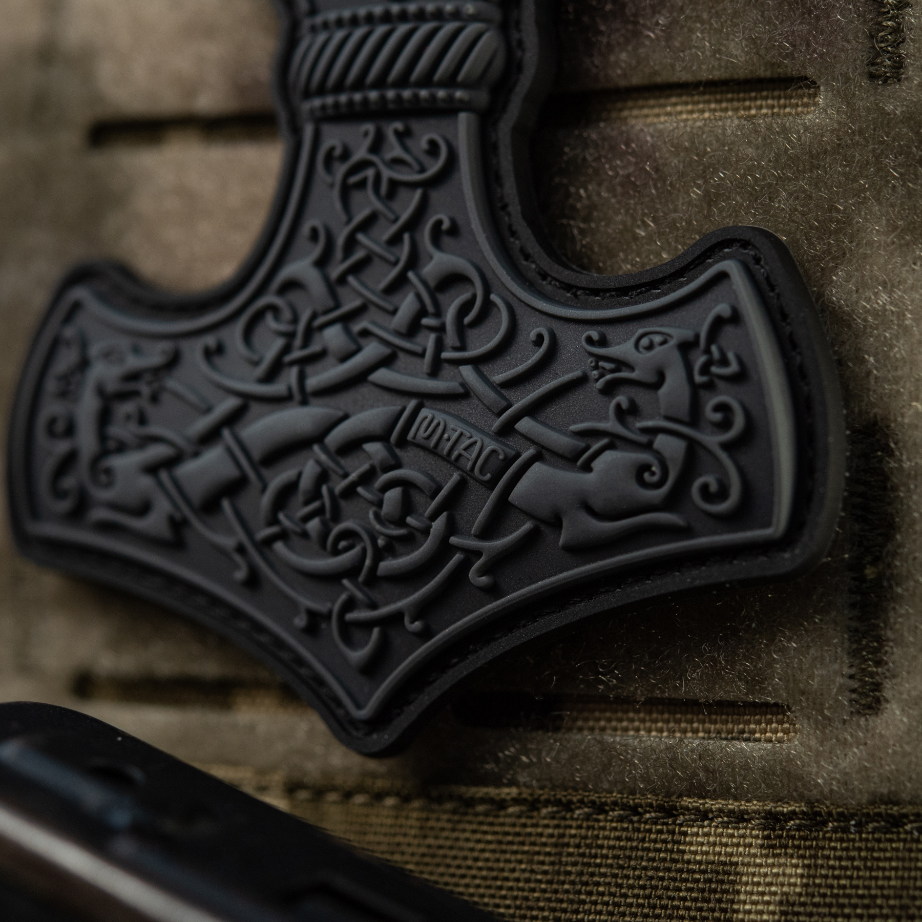 M-Tac нашивка Mjölnir Large PVC Grey — 8