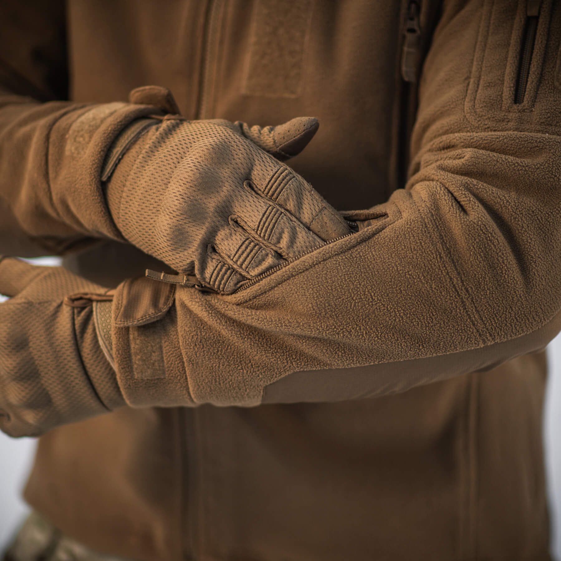 M-Tac куртка флисовая Windblock Division Gen.III Coyote Brown — 30