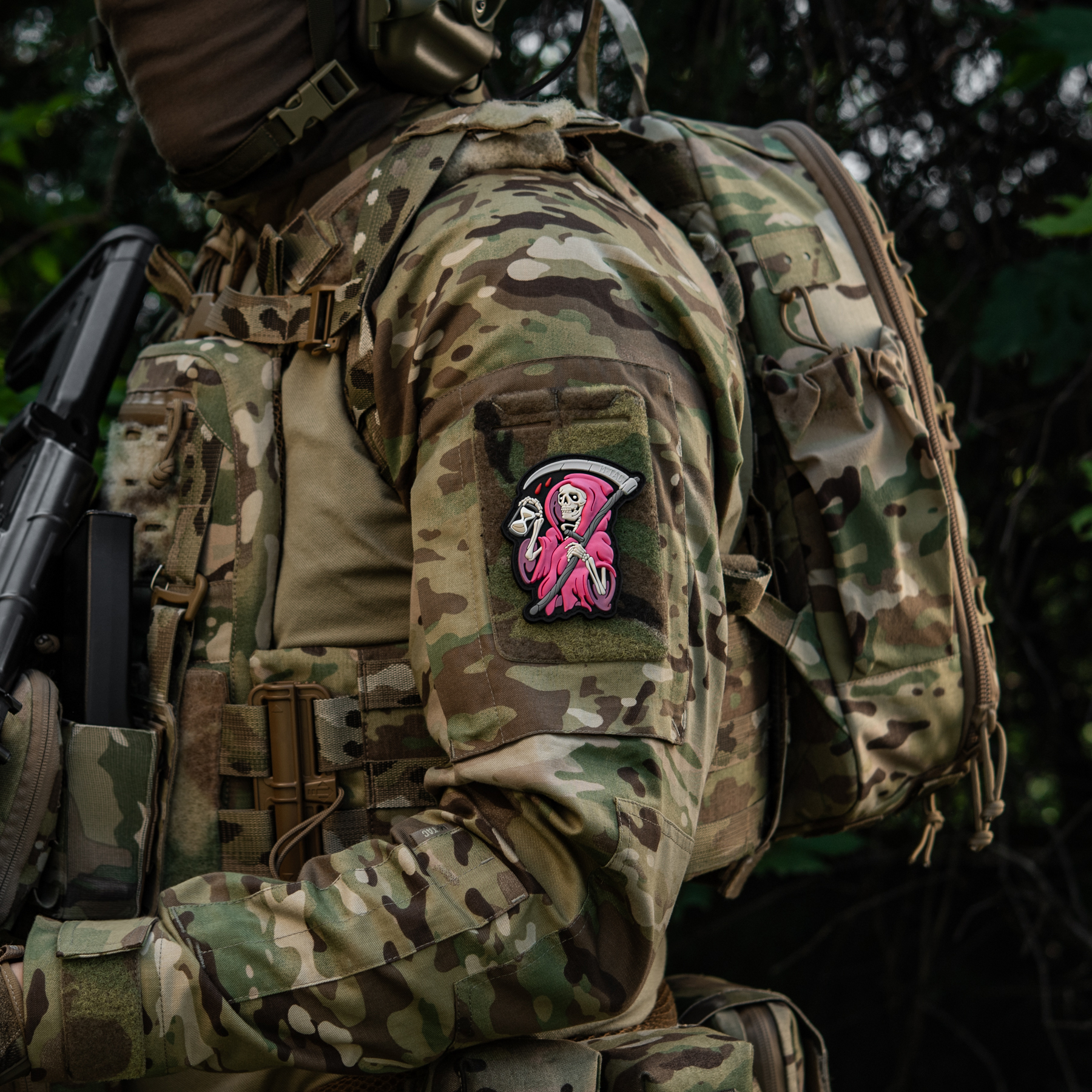 M-Tac нашивка Time PVC Pink/Black — 13