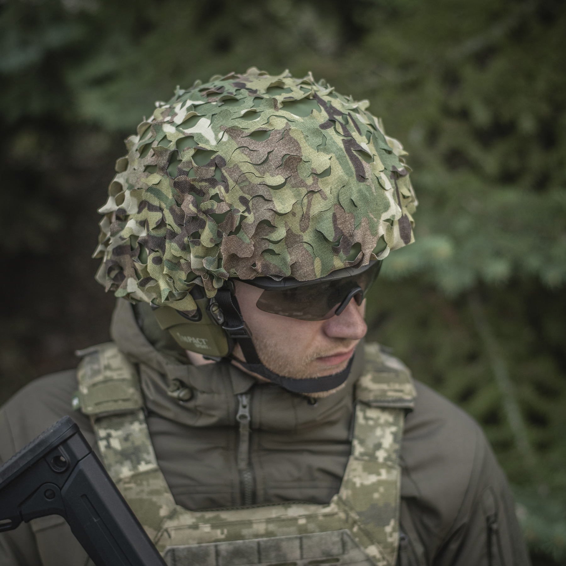 M-Tac кавер на шлем Вільха Multicam — 11