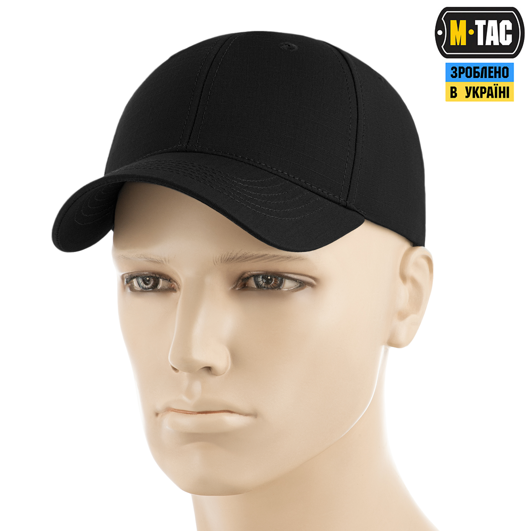 M-Tac бейсболка Elite Flex рип-стоп Black — 2