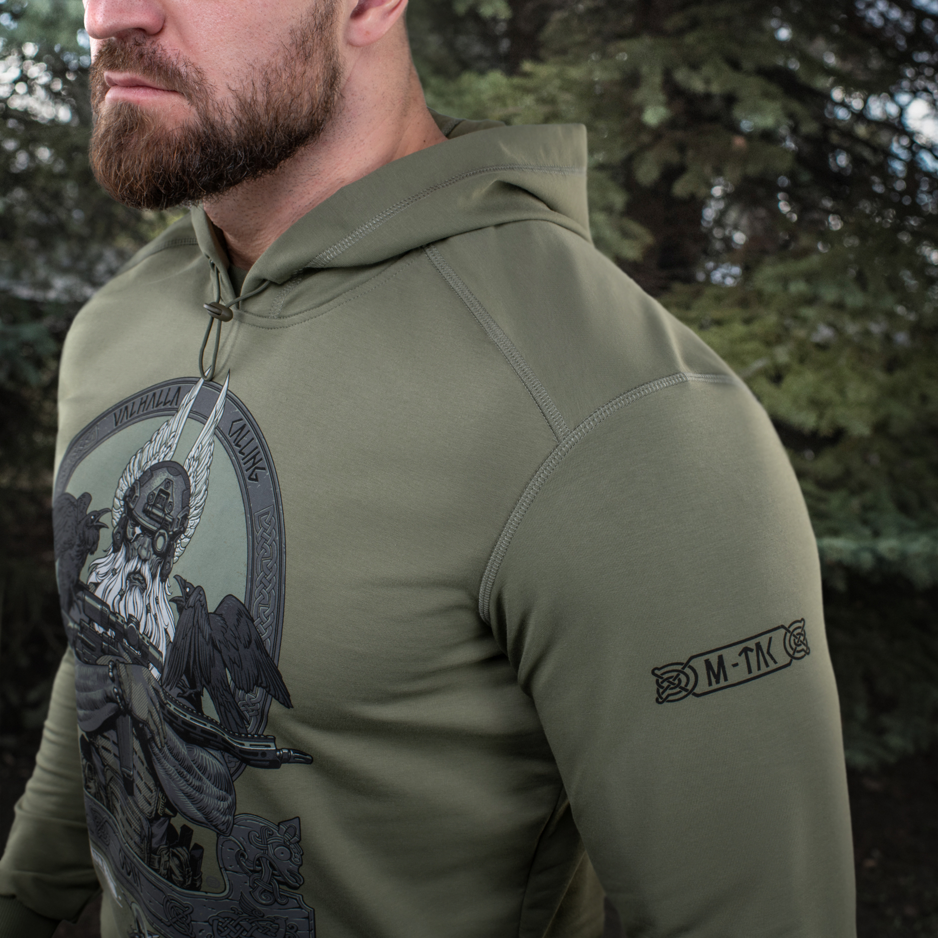M-Tac кофта Hoodie Odin Light Olive — 19