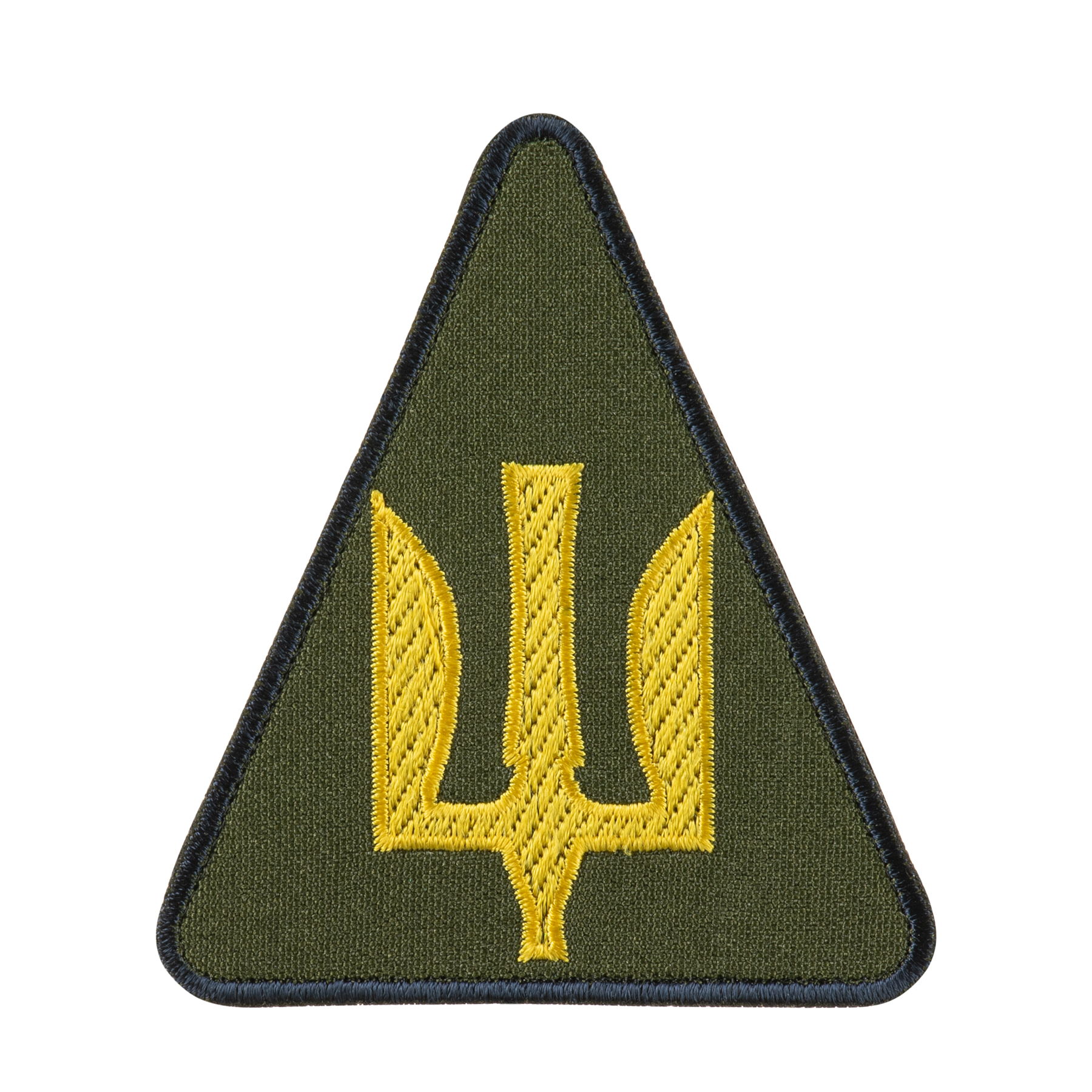 Шеврон ПС ЗСУ тризуб жовтий олива — 2