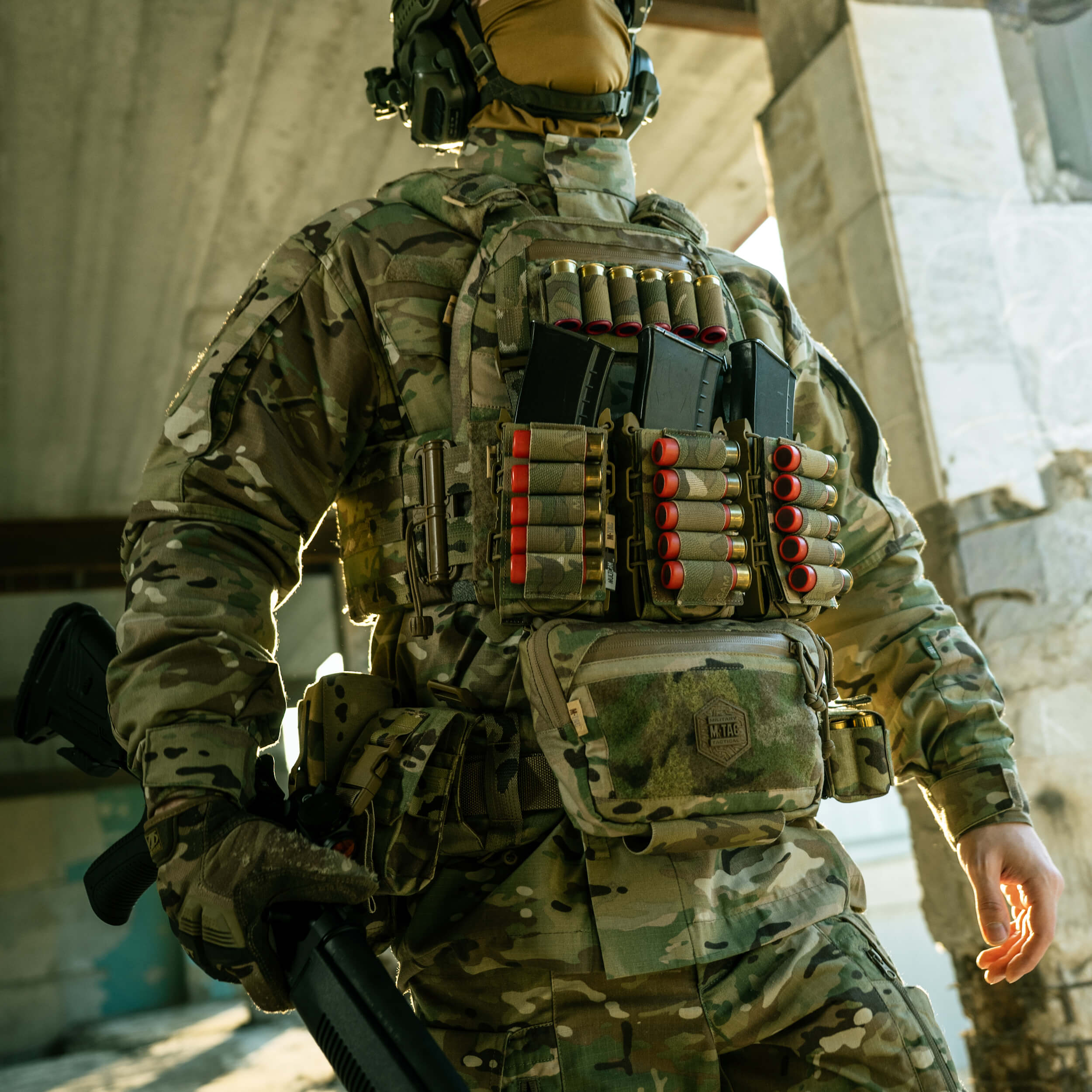 M-Tac подсумок для патронов 12 калибра Laser Cut Multicam — 23