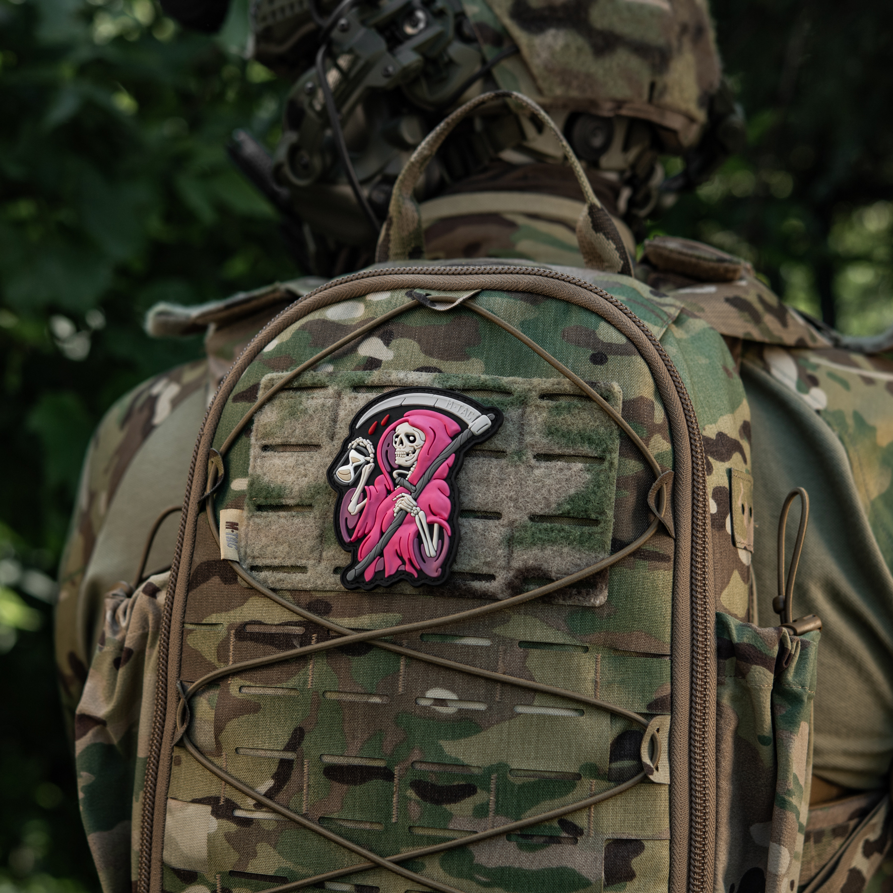 M-Tac нашивка Time PVC Pink/Black — 16
