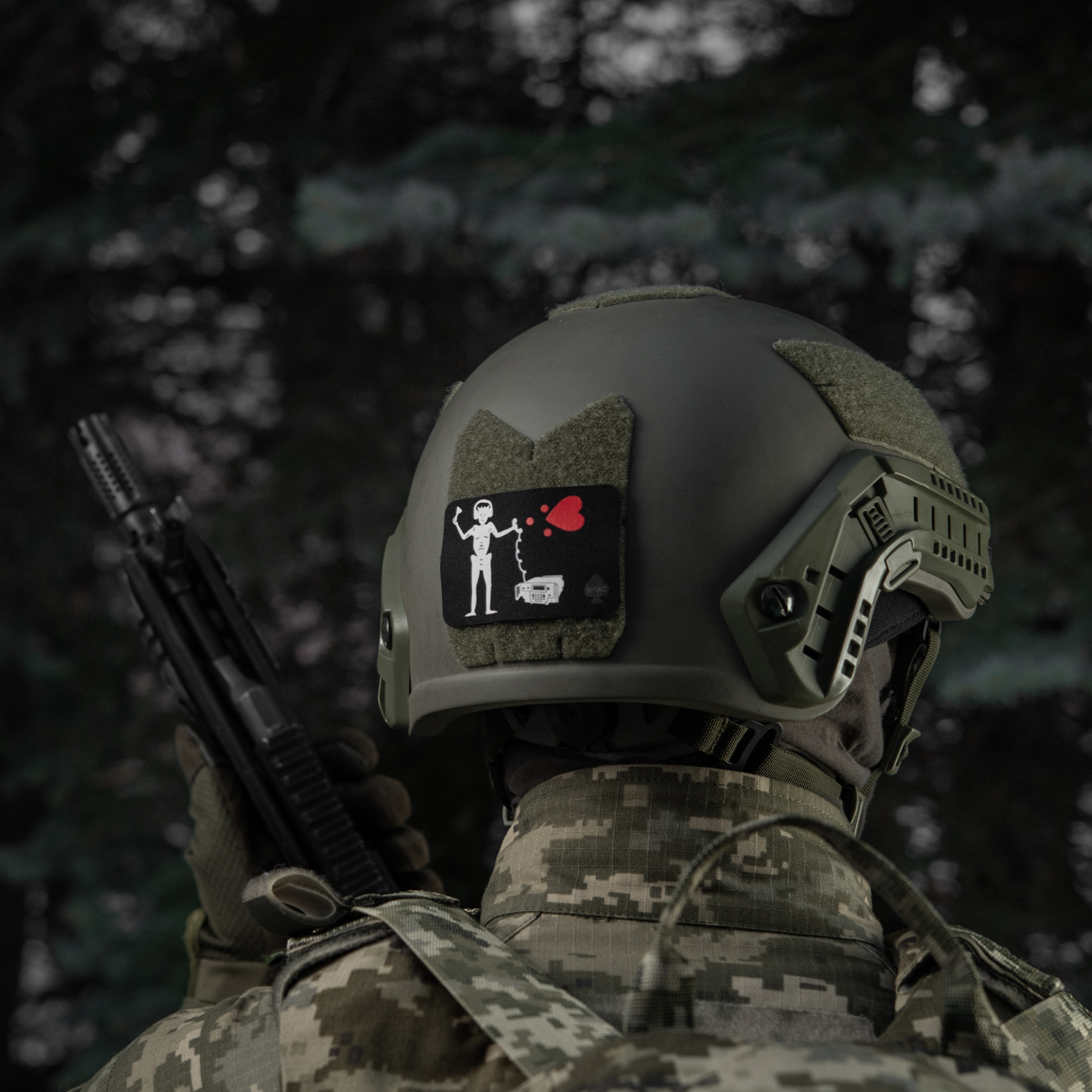 M-Tac нашивка прапор Чорна Борода звязківець Black — 12