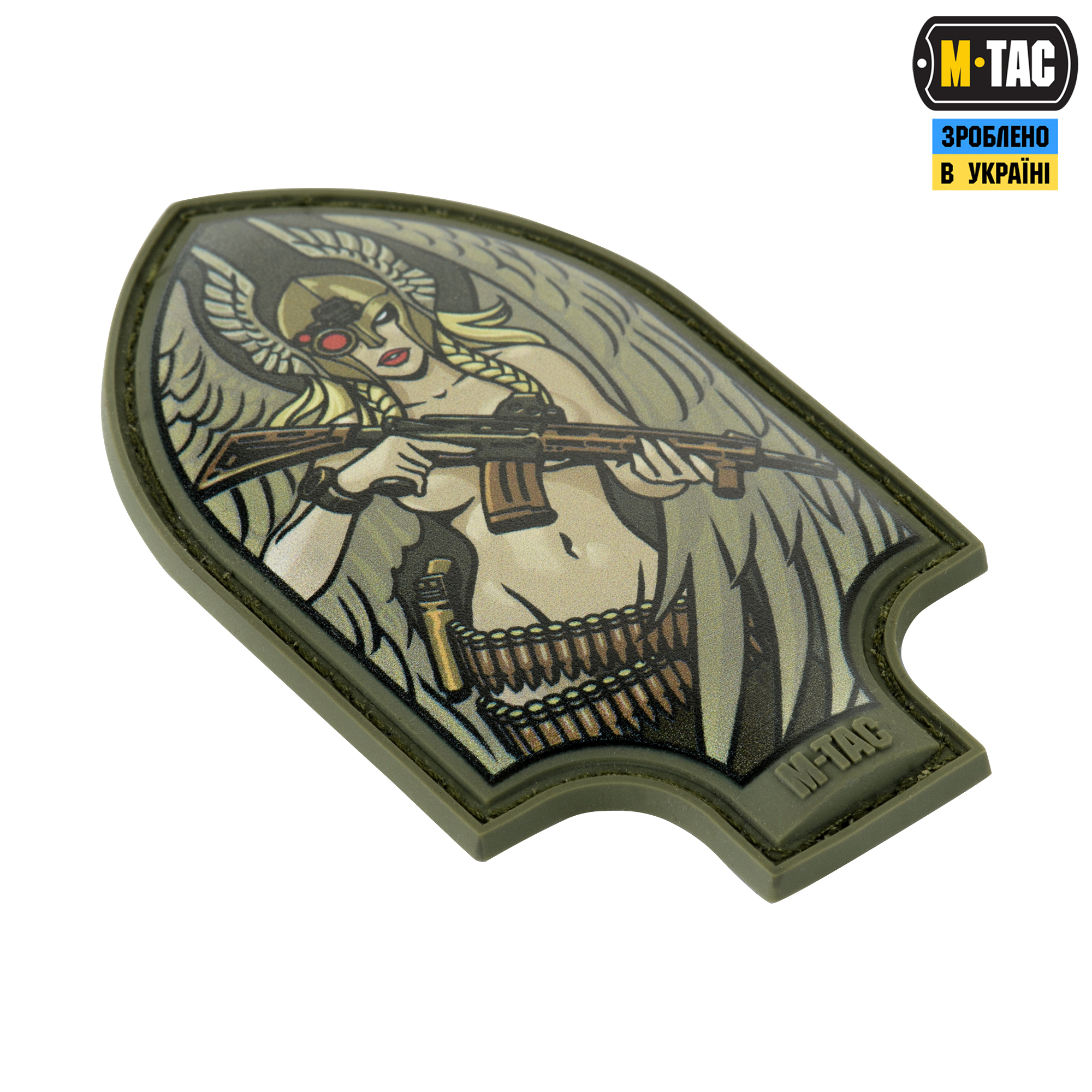 M-Tac нашивка Піка Валькірія PVC друк Olive — 3