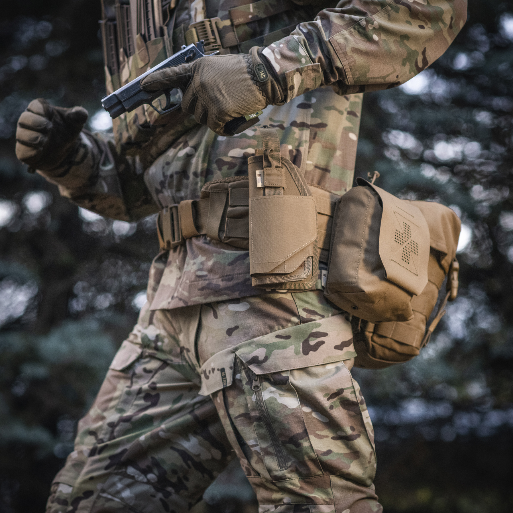 M-Tac кобура универсальная Elite Left Coyote — 11