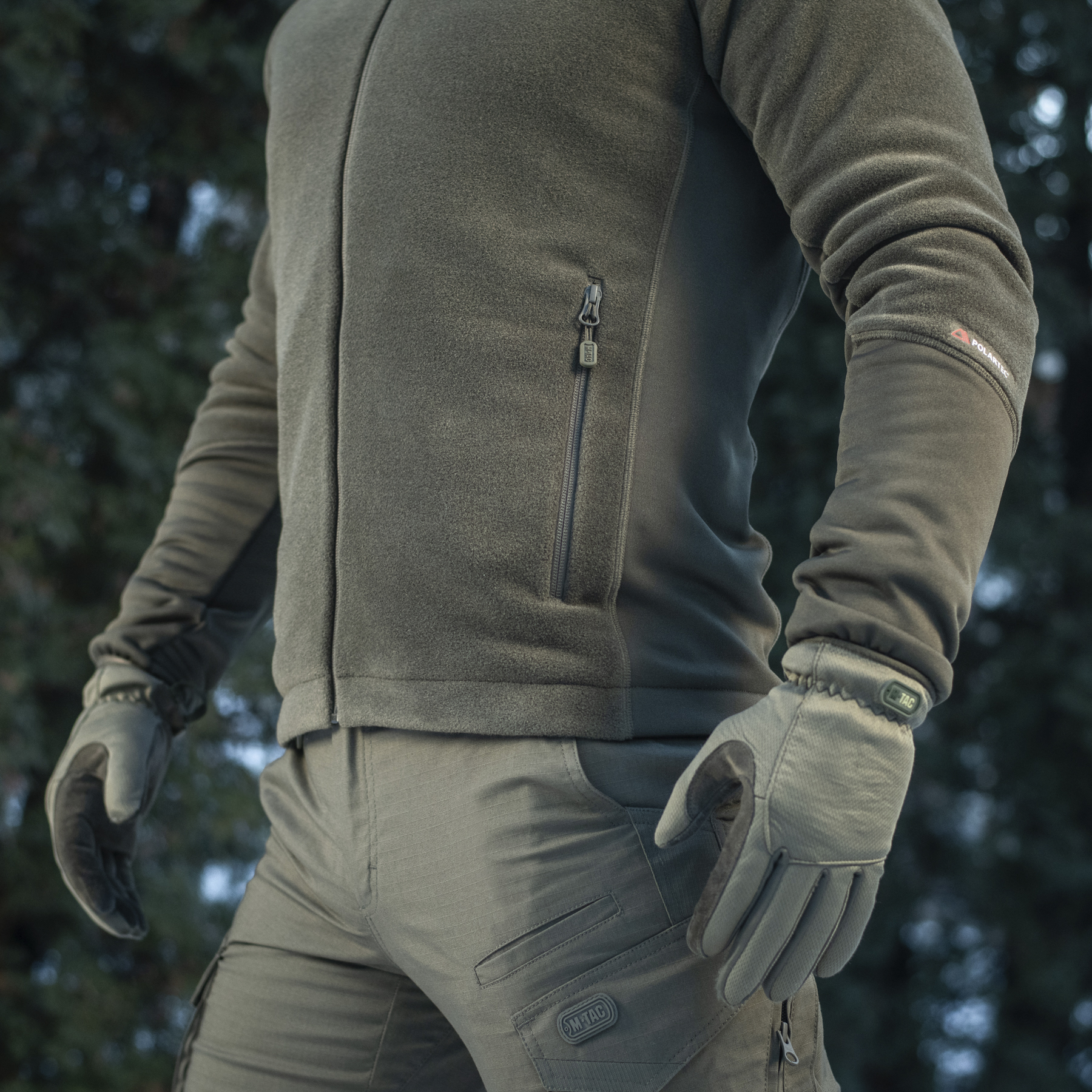 M-Tac кофта Polartec Sport Dark Olive — 27