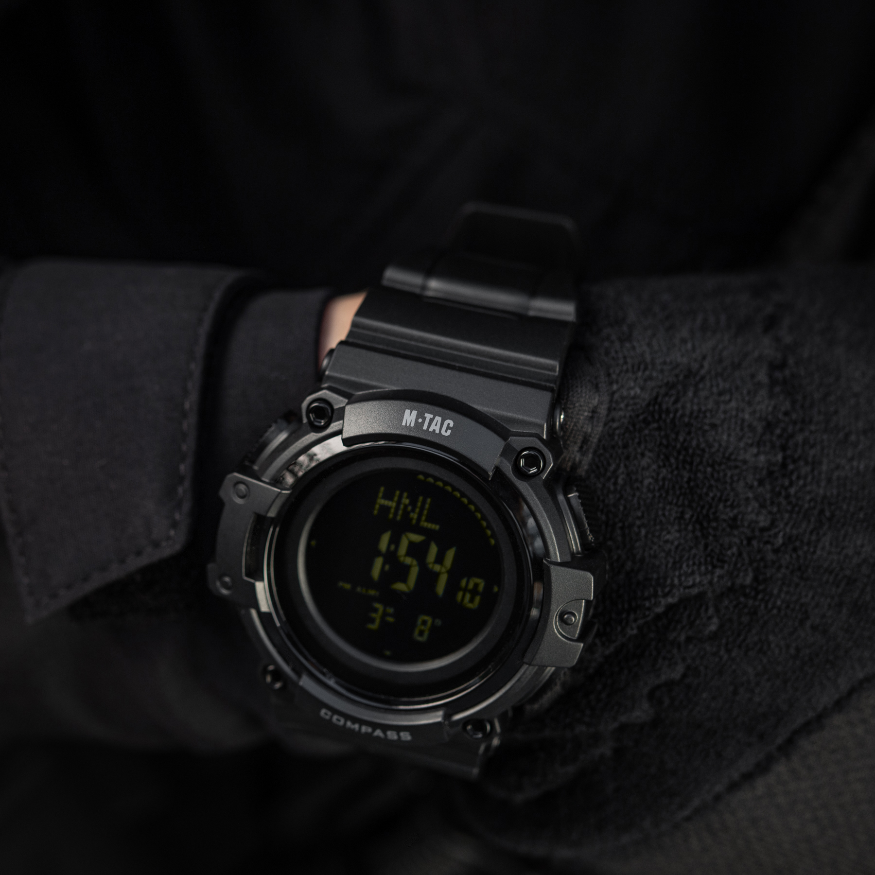 M-Tac часы тактические с компасом 2233 Black — 12