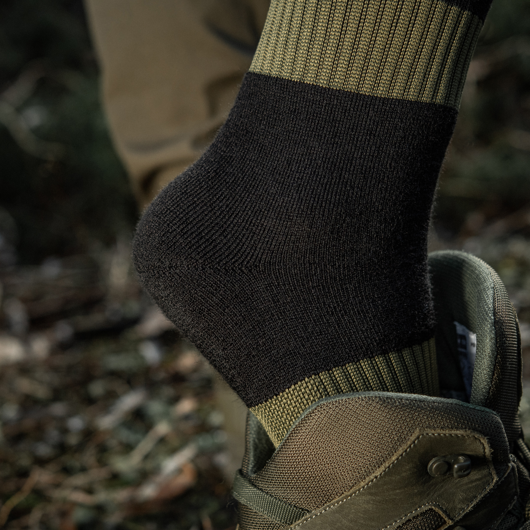 M-Tac шкарпетки зимові Ranger Wool Black/Olive — 13