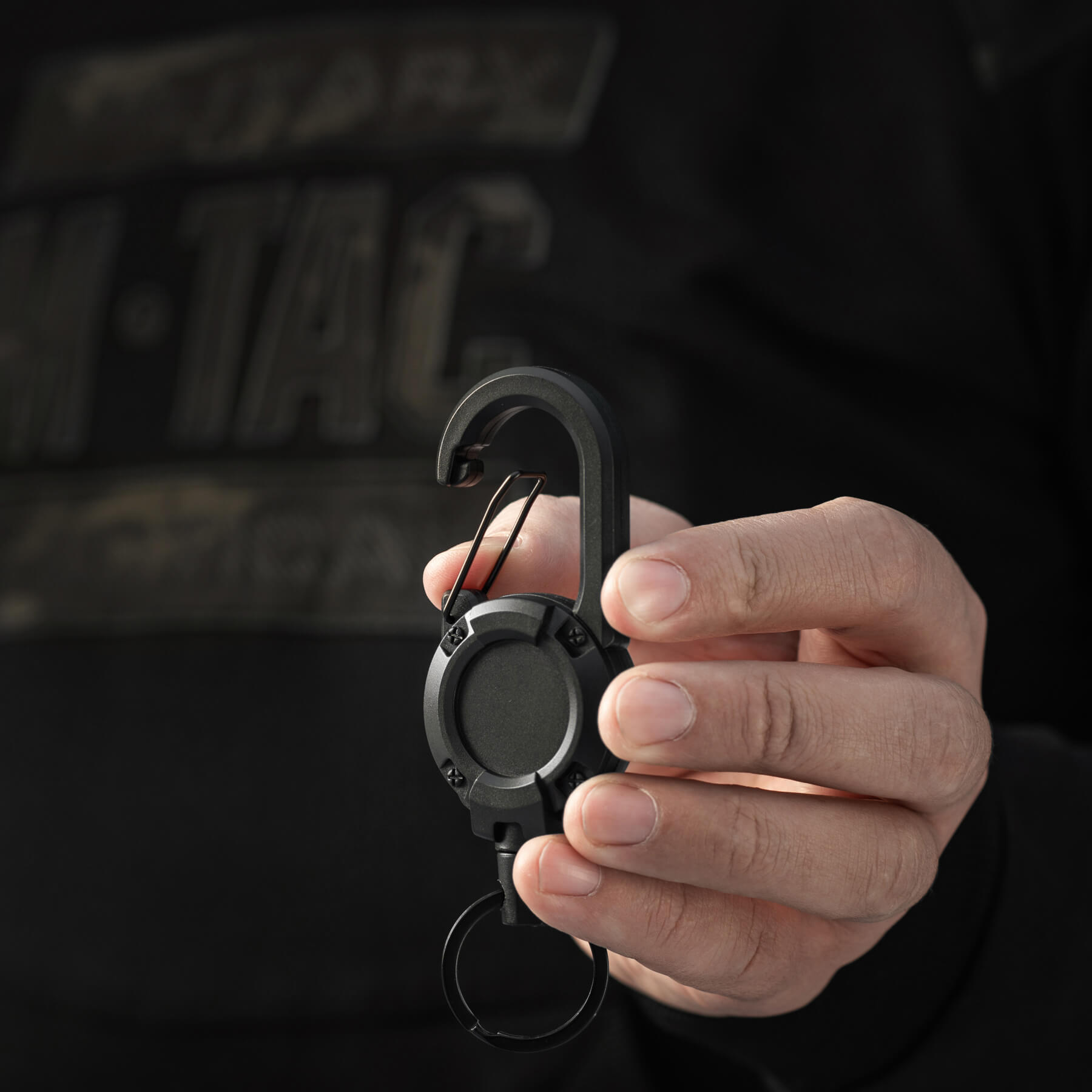 M-Tac карабин с тросиком для ключей Black — 20