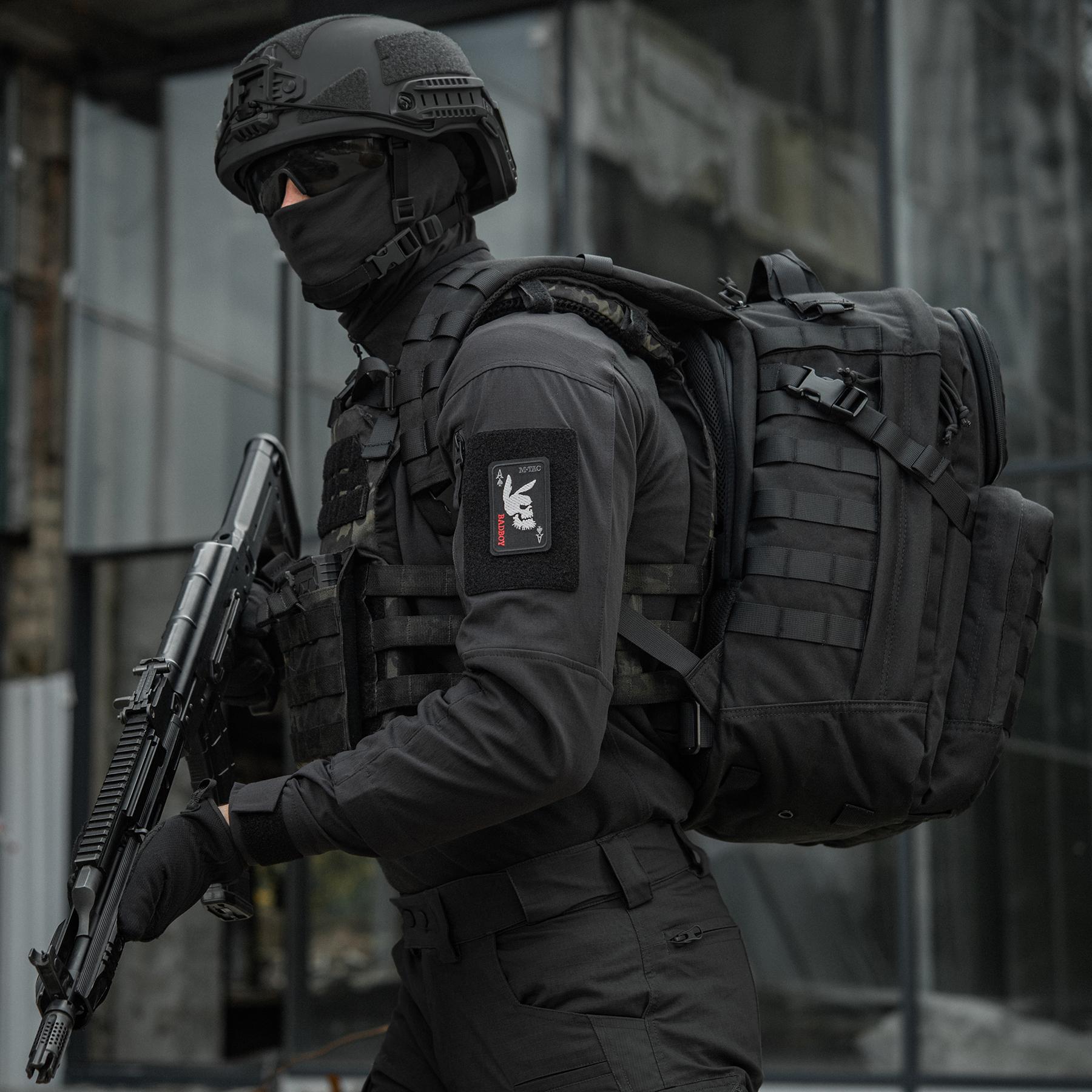 M-Tac нашивка Bad Boy (вишивка) Black — 3
