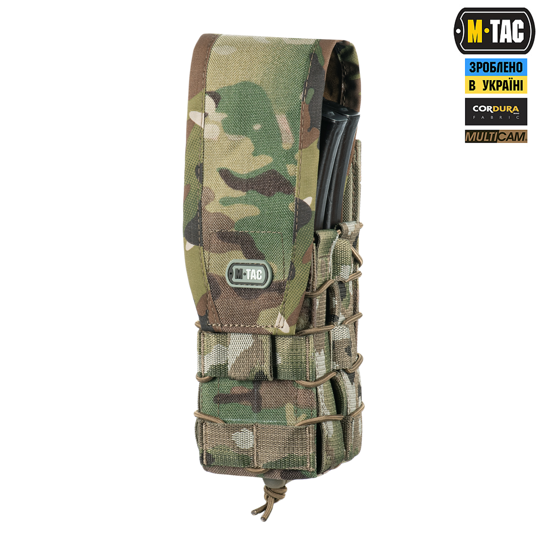 M-Tac подсумок для АК двойной с клапаном Gen.3 Multicam — 4